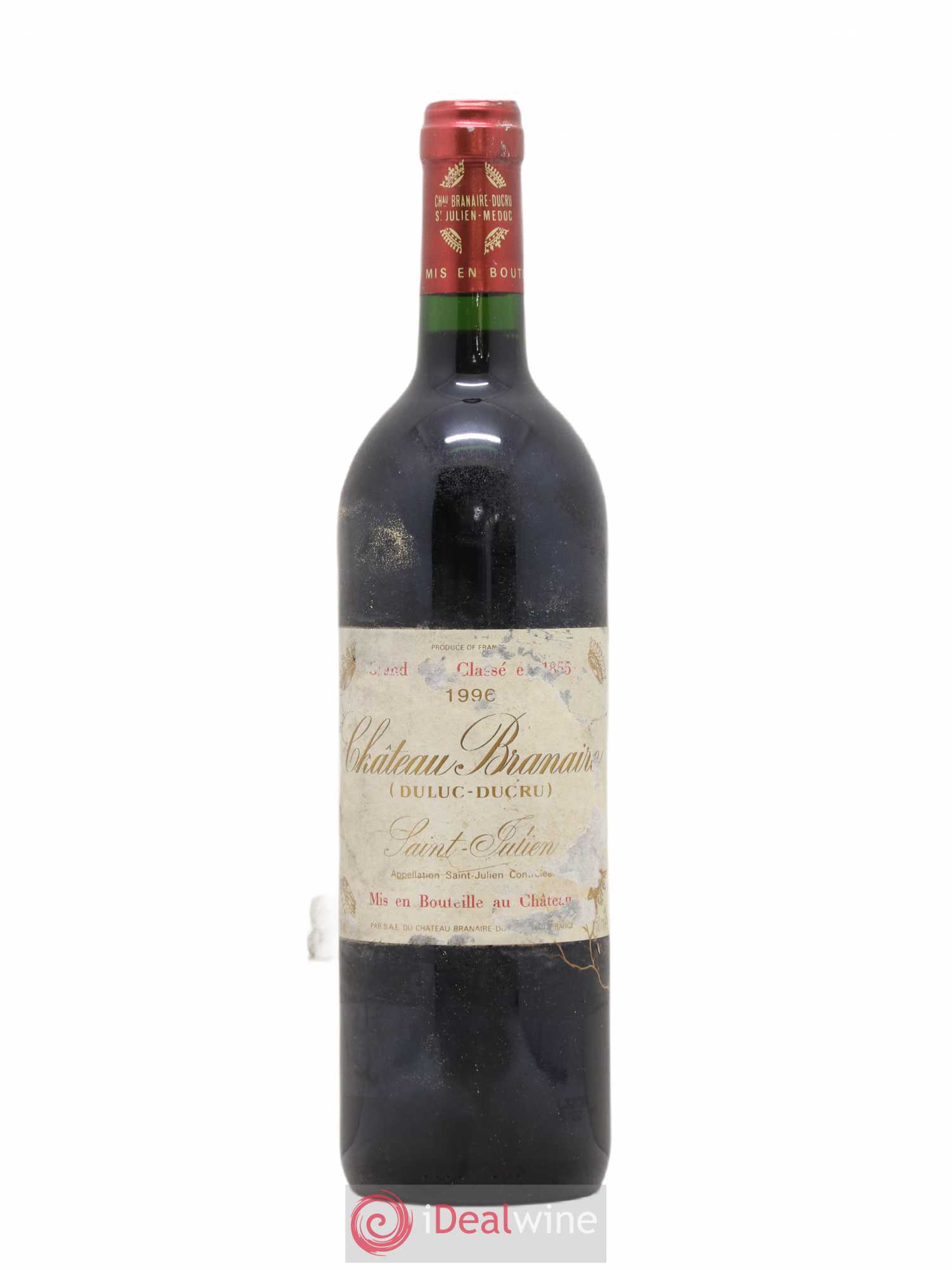 Château Branaire Ducru 4ème Grand Cru Classé 1996 - Lot de 1 bouteille - 0