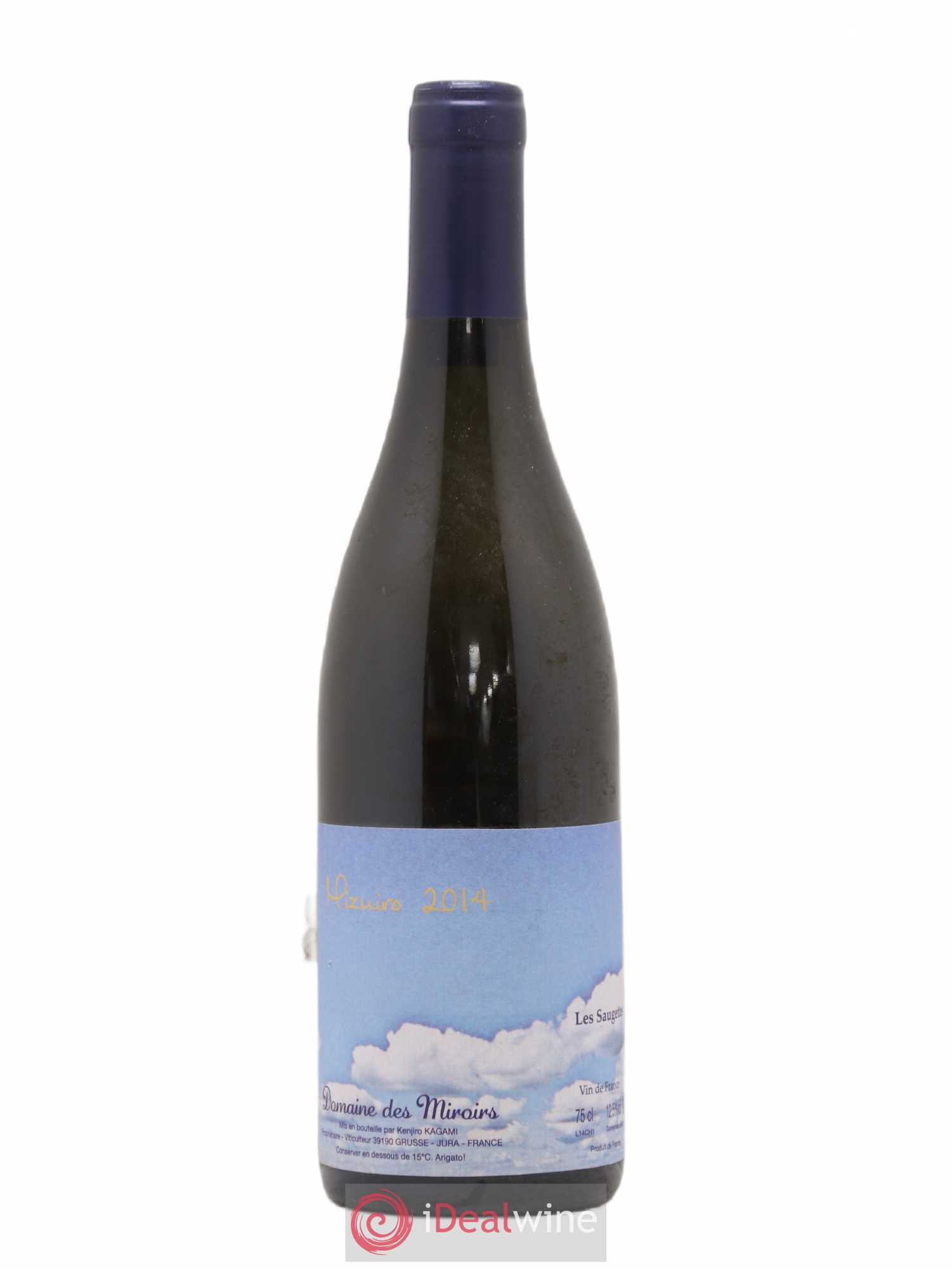 Vin de France Mizuiro Les Saugettes Kenjiro Kagami - Domaine des Miroirs 2014 - Lot de 1 bouteille - 0