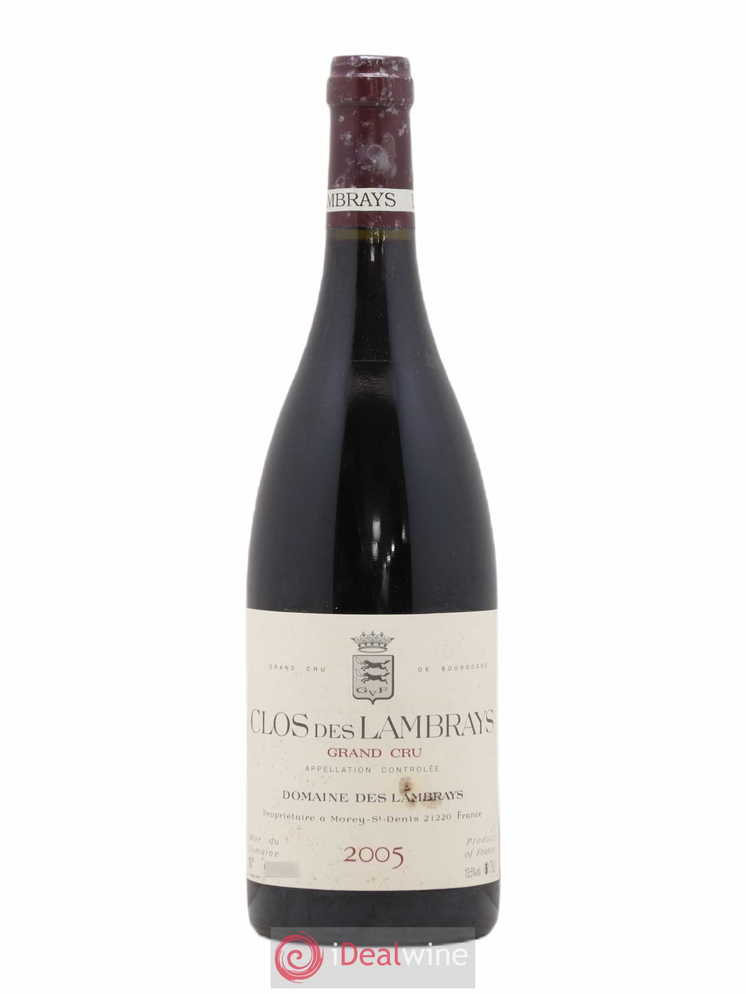 Clos des Lambrays Grand Cru Domaine des Lambrays 2005 - Lot de 1 bouteille - 0
