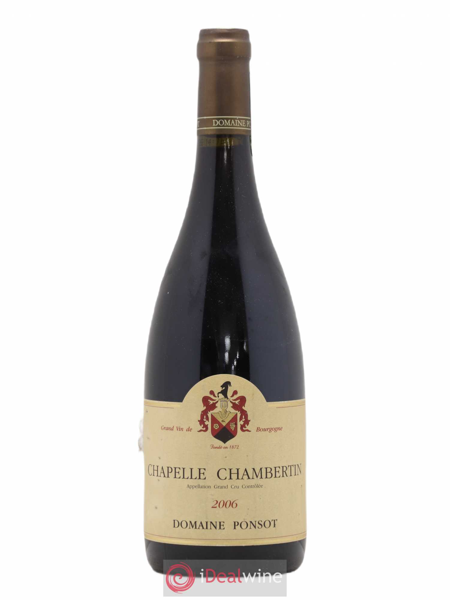 Chapelle-Chambertin Grand Cru Ponsot (Domaine) 2006 - Lot de 1 bouteille - 0