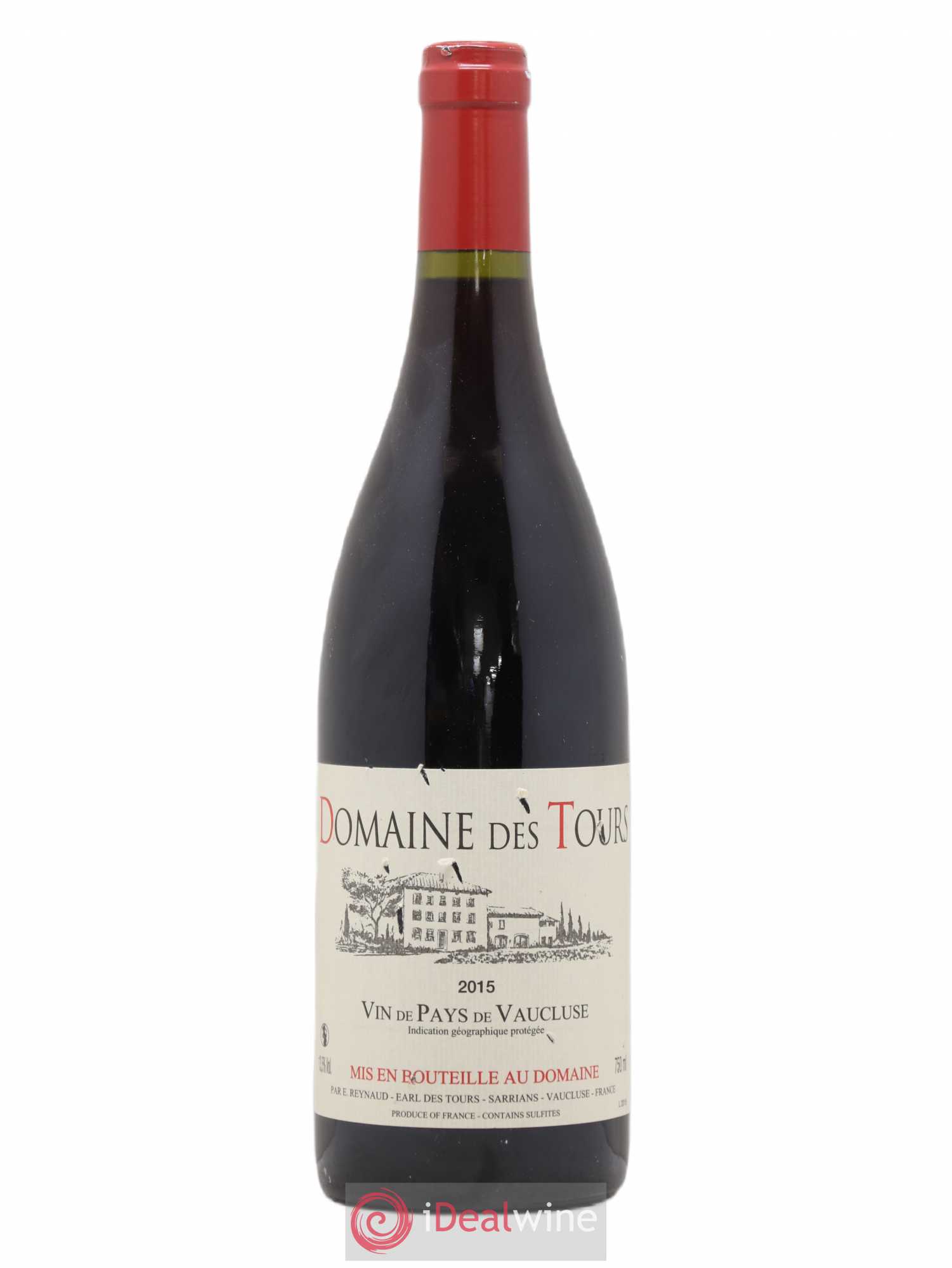 Vaucluse (Vin de Pays de Vaucluse) Domaine des Tours Emmanuel Reynaud 2015 - Lot de 1 bouteille - 0