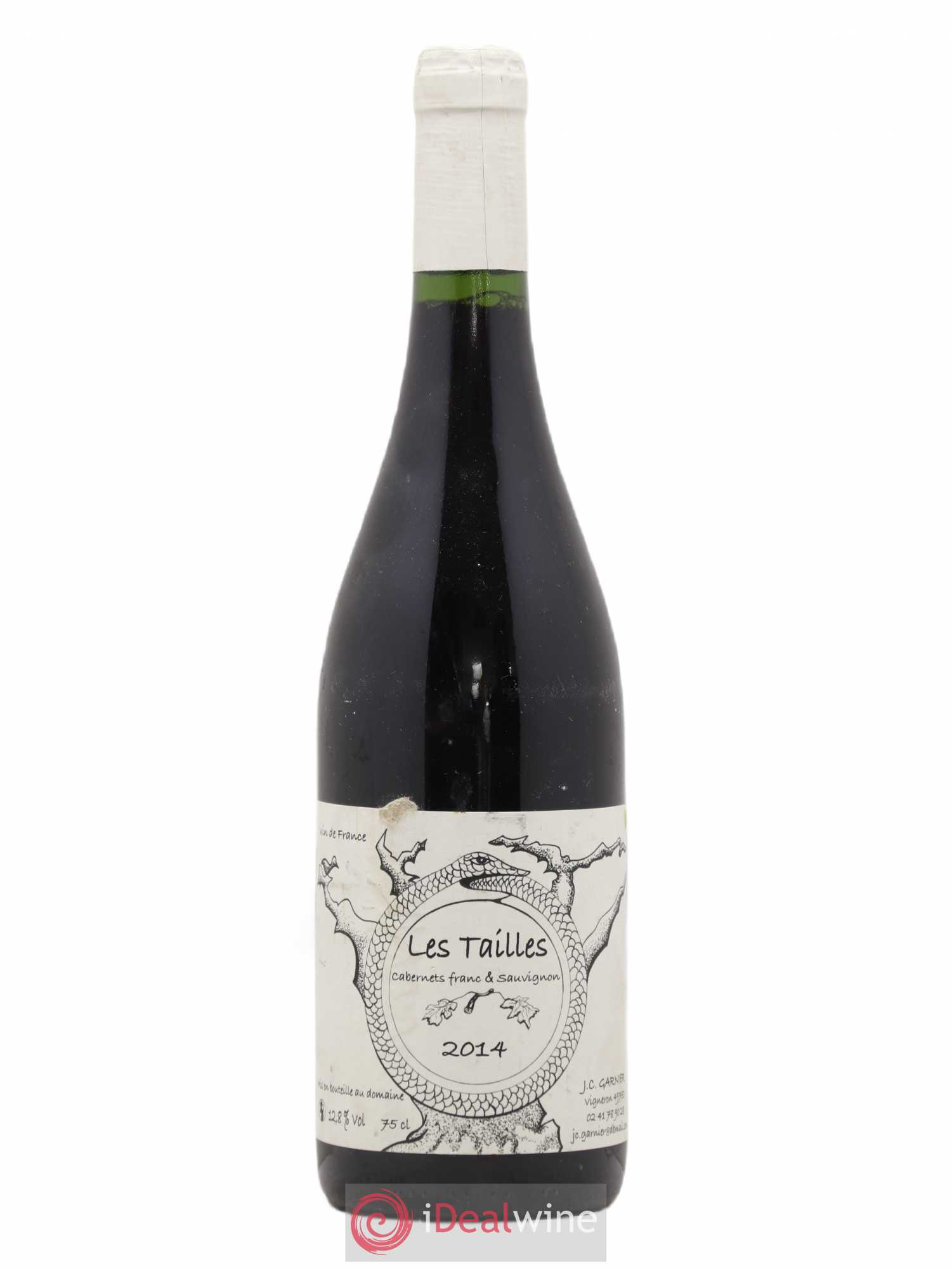 Vin de France Les Tailles J.C Garnier 2014 - Lot de 1 bouteille - 0