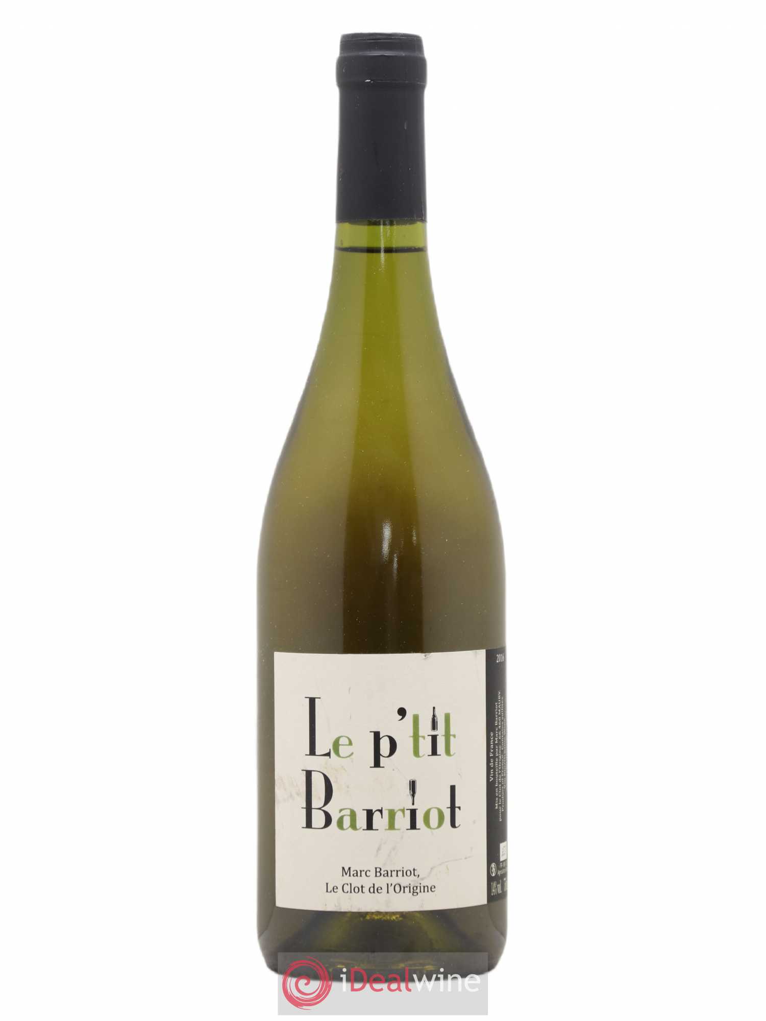 Vin de France Le Petit Barriot Clos de l'Origine 2016 - Posten von 1 Flasche - 0