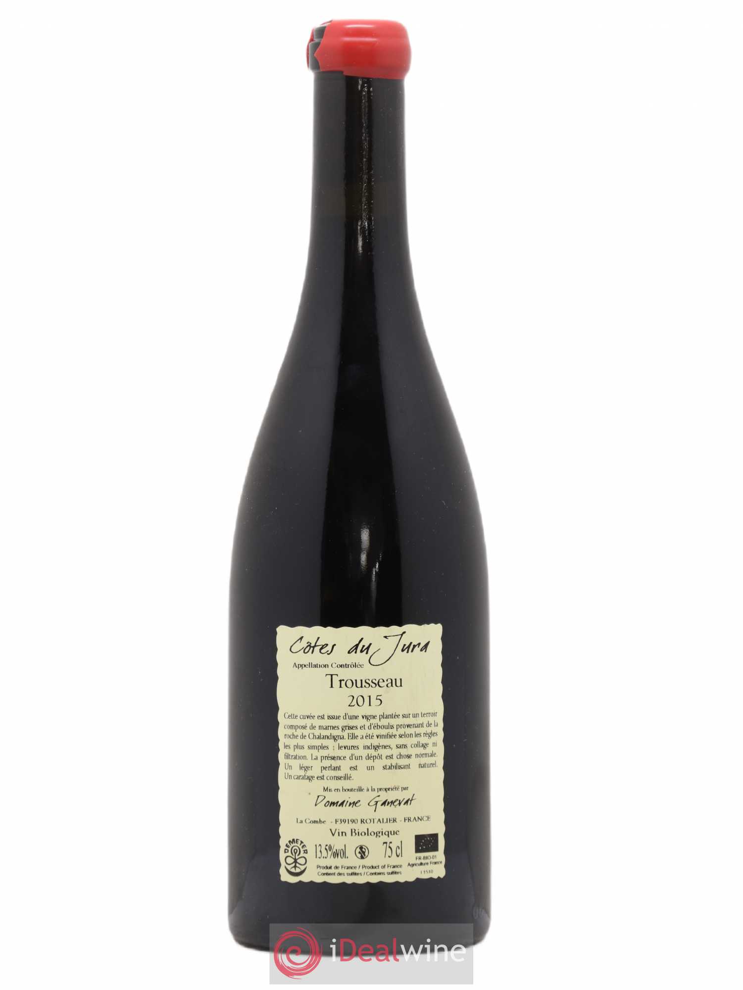 Côtes du Jura Plein Sud Jean-François Ganevat (Domaine) 2015 - Lot de 1 bouteille - 1
