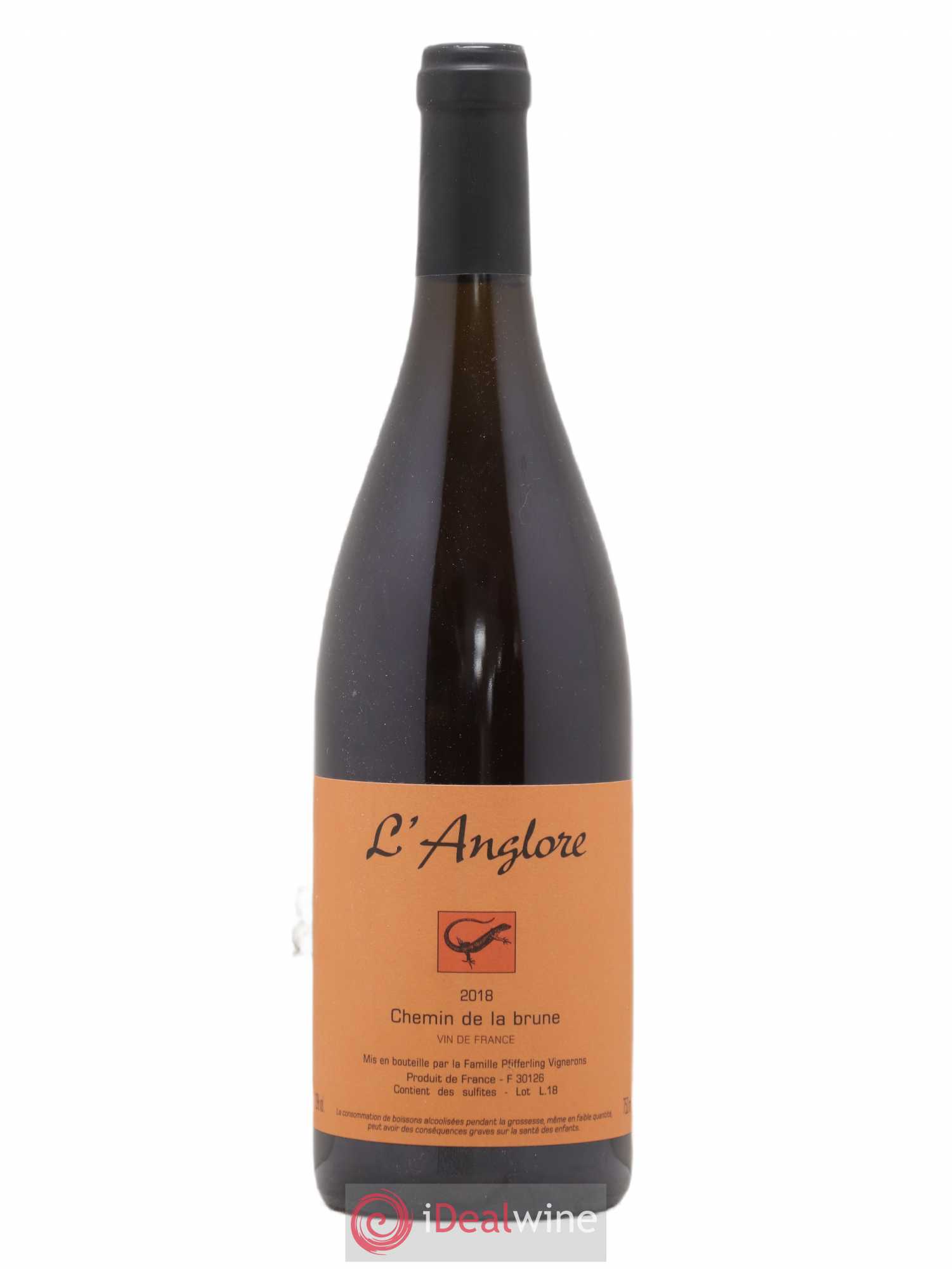 Vin de France Chemin de la brune L'Anglore 2018 - Lot de 1 bouteille - 0
