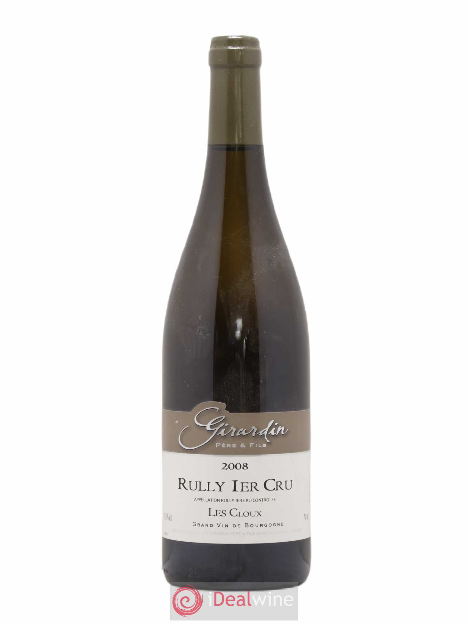 Rully 1er Cru Les Cloux Girardin Pere Et Fils 2008 - Posten von 1 Flasche - 0