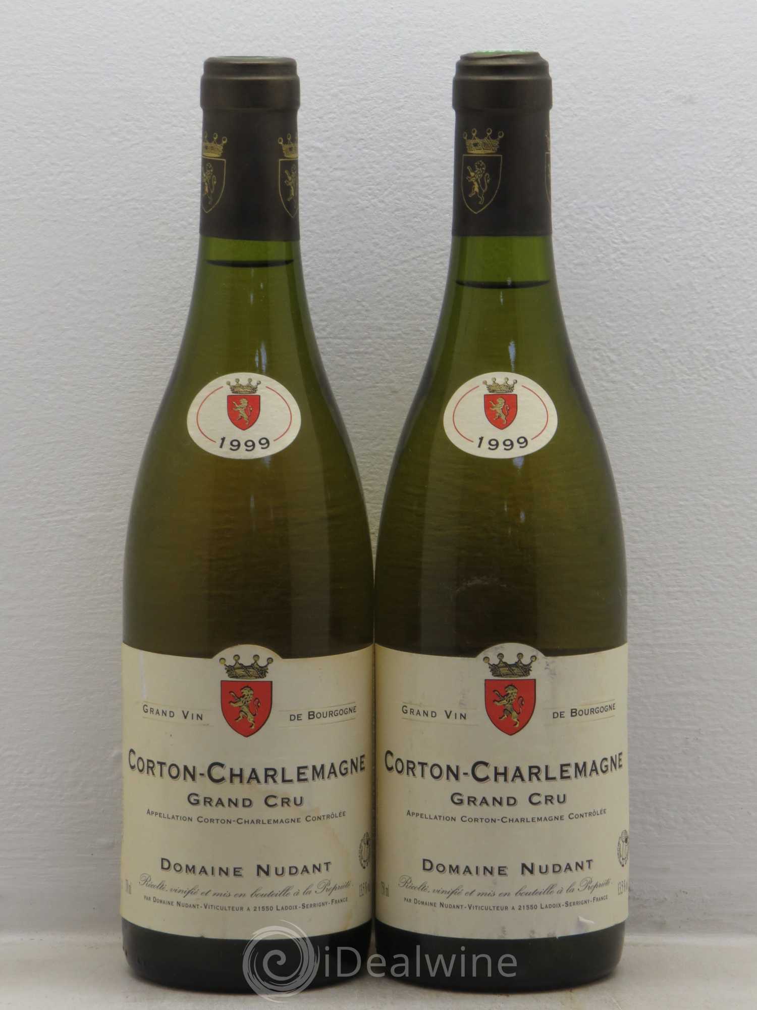 Corton-Charlemagne Grand Cru Domaine Nudant 1999 - Lot de 2 bouteilles - 0