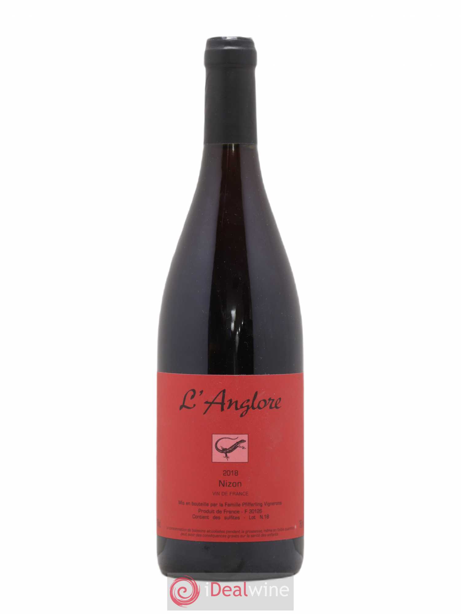 Vin de France Nizon L'Anglore 2018 - Lot de 1 bouteille - 0
