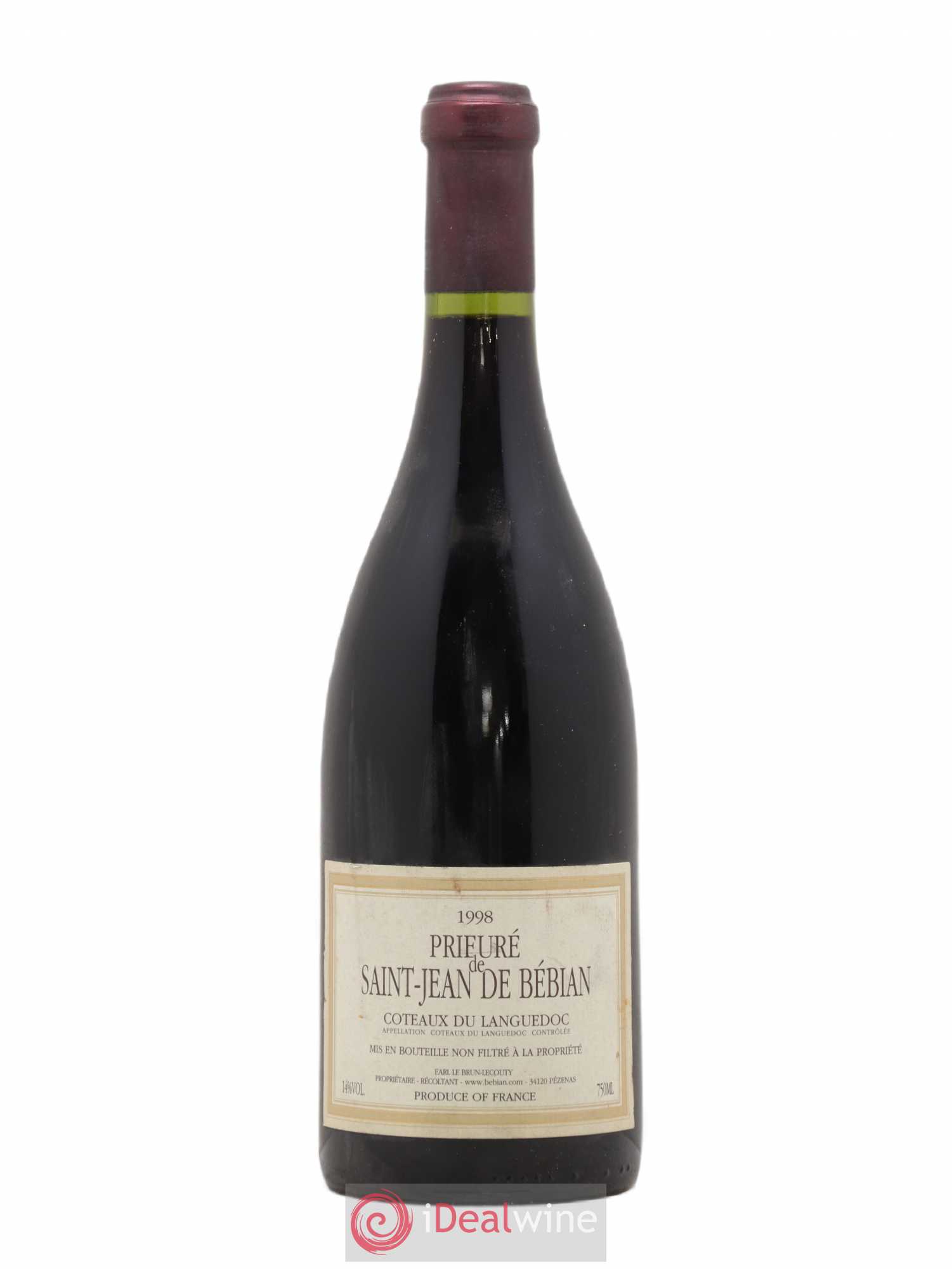 Languedoc Prieuré St-Jean de Bébian 1998 - Lot de 1 bouteille - 0