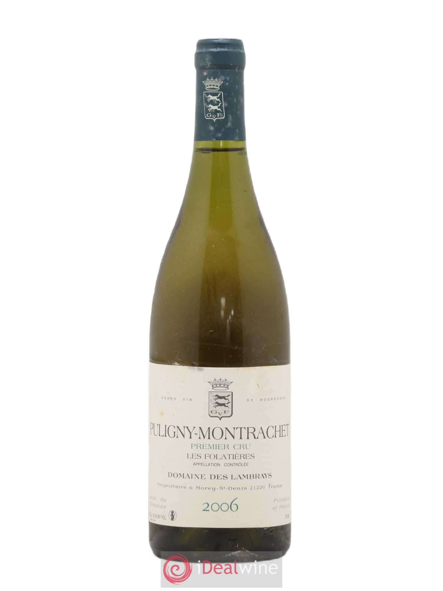 Puligny-Montrachet 1er Cru Les Folatières Domaine des Lambrays 2006 - Lot de 1 bouteille - 0