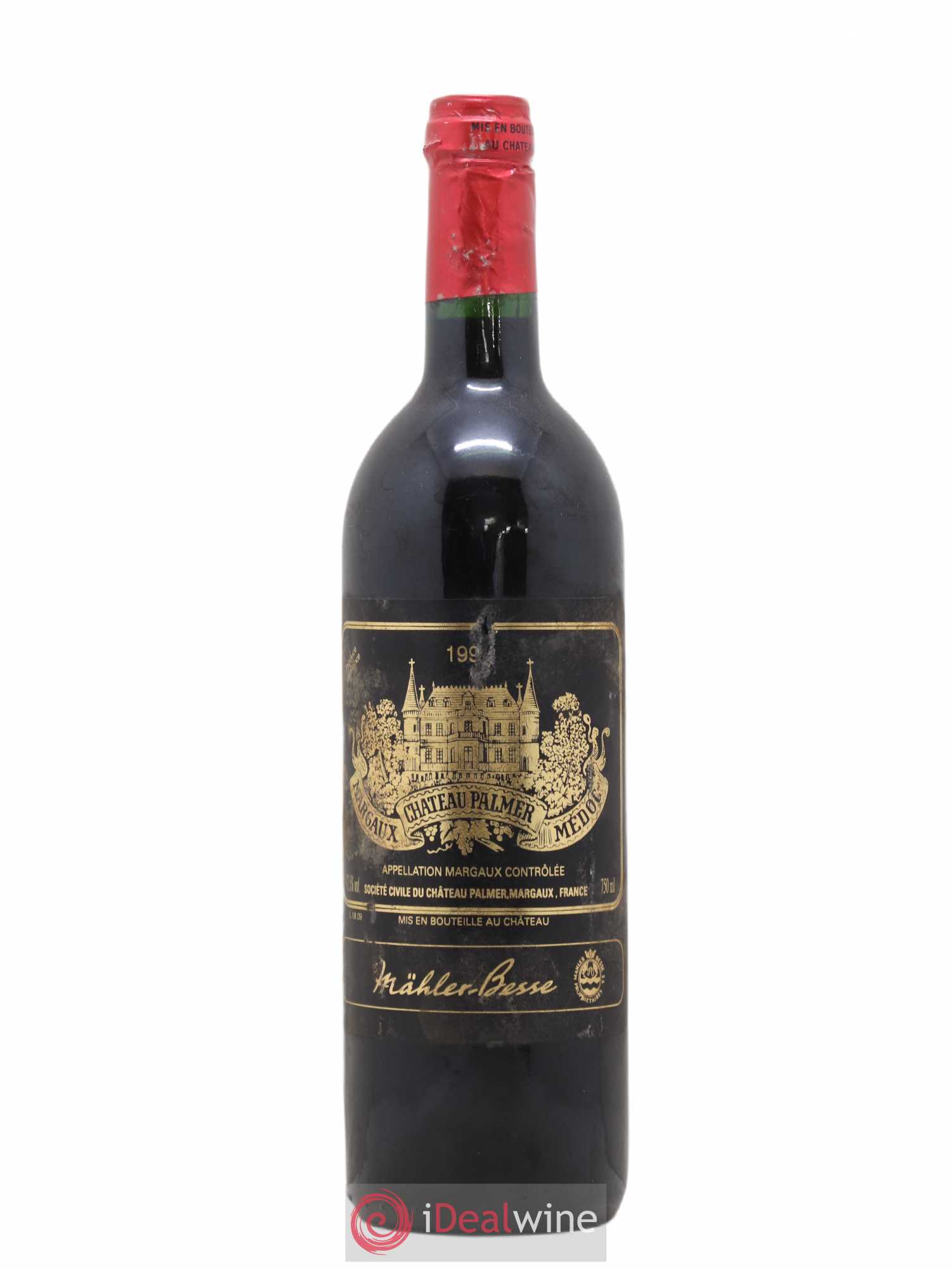 Château Palmer 3ème Grand Cru Classé 1996 - Lot de 1 bouteille - 0