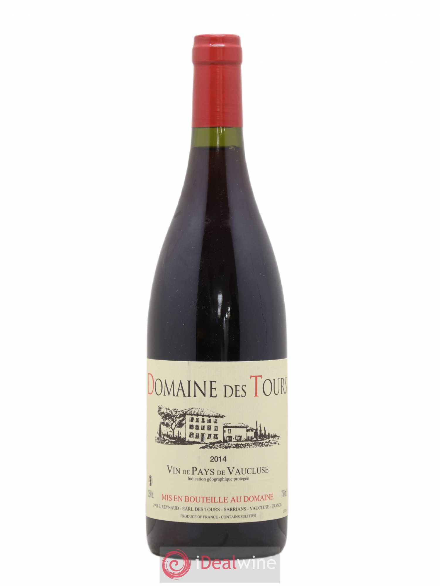 Vaucluse (Vin de Pays de Vaucluse) Domaine des Tours Emmanuel Reynaud 2014 - Lot de 1 bouteille - 0