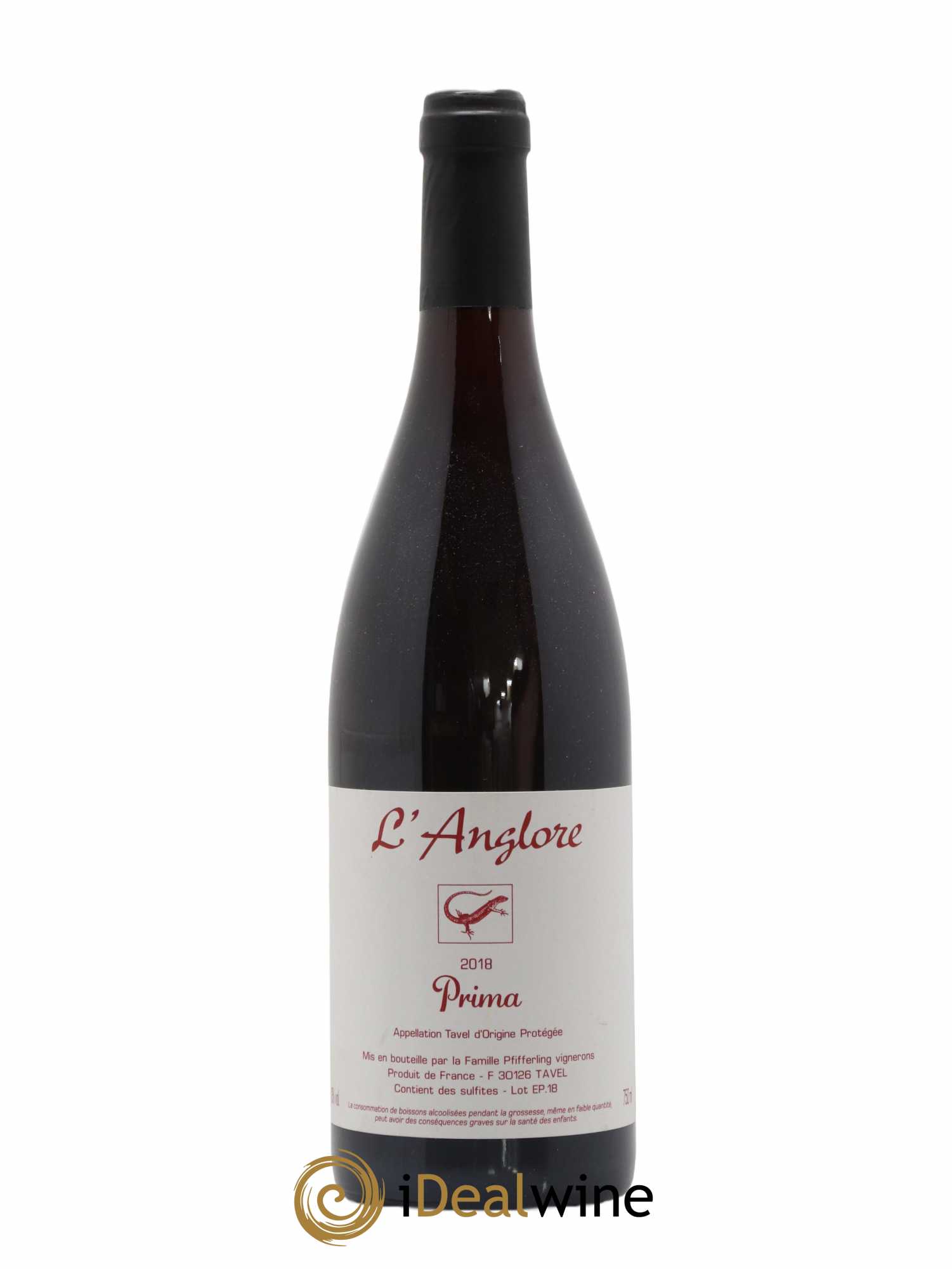 Tavel Prima L'Anglore 2018 - Lot de 1 bouteille - 0