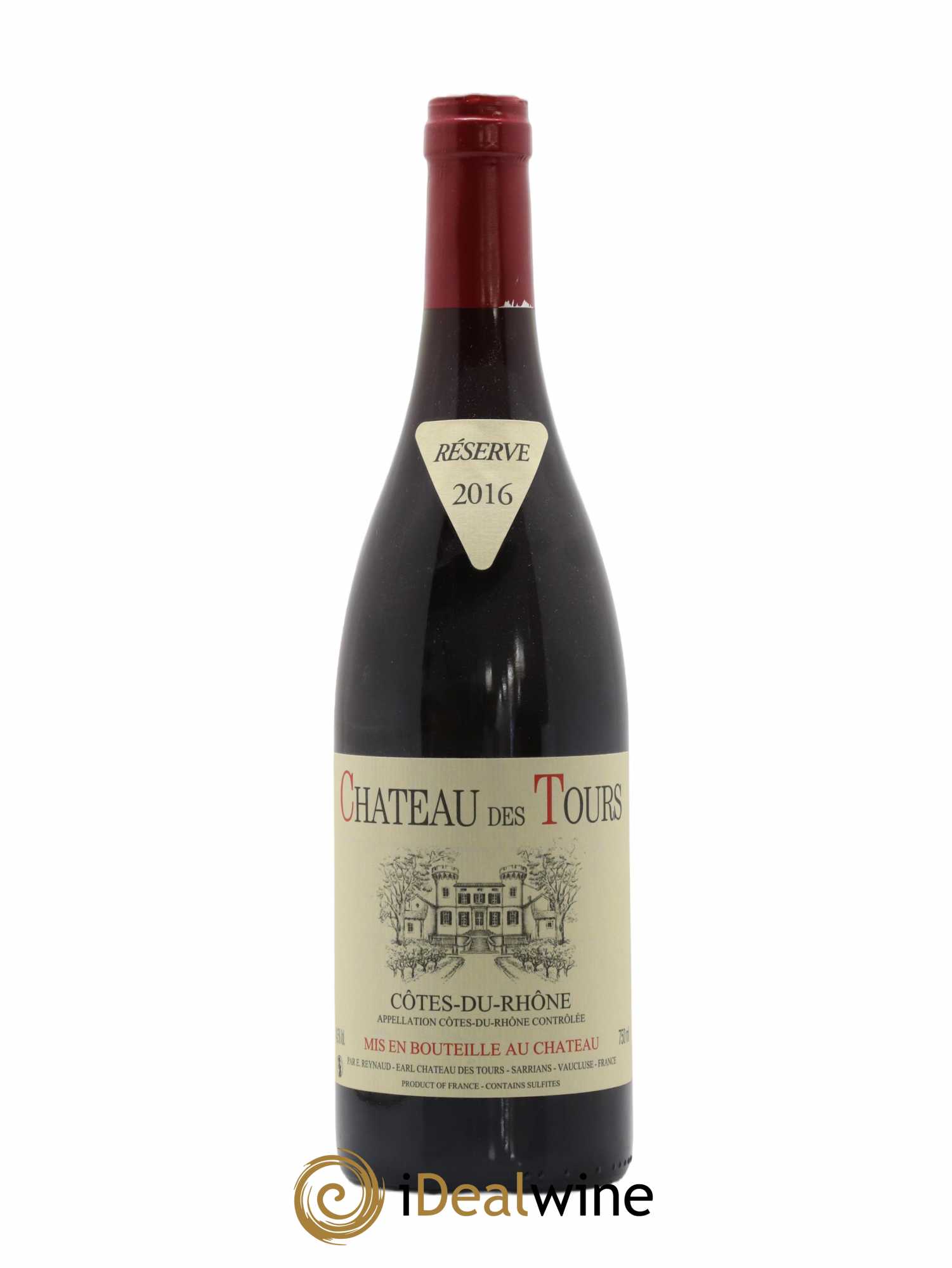 Côtes-du-Rhône Château des Tours Emmanuel Reynaud 2016 - Lot de 1 bouteille - 0