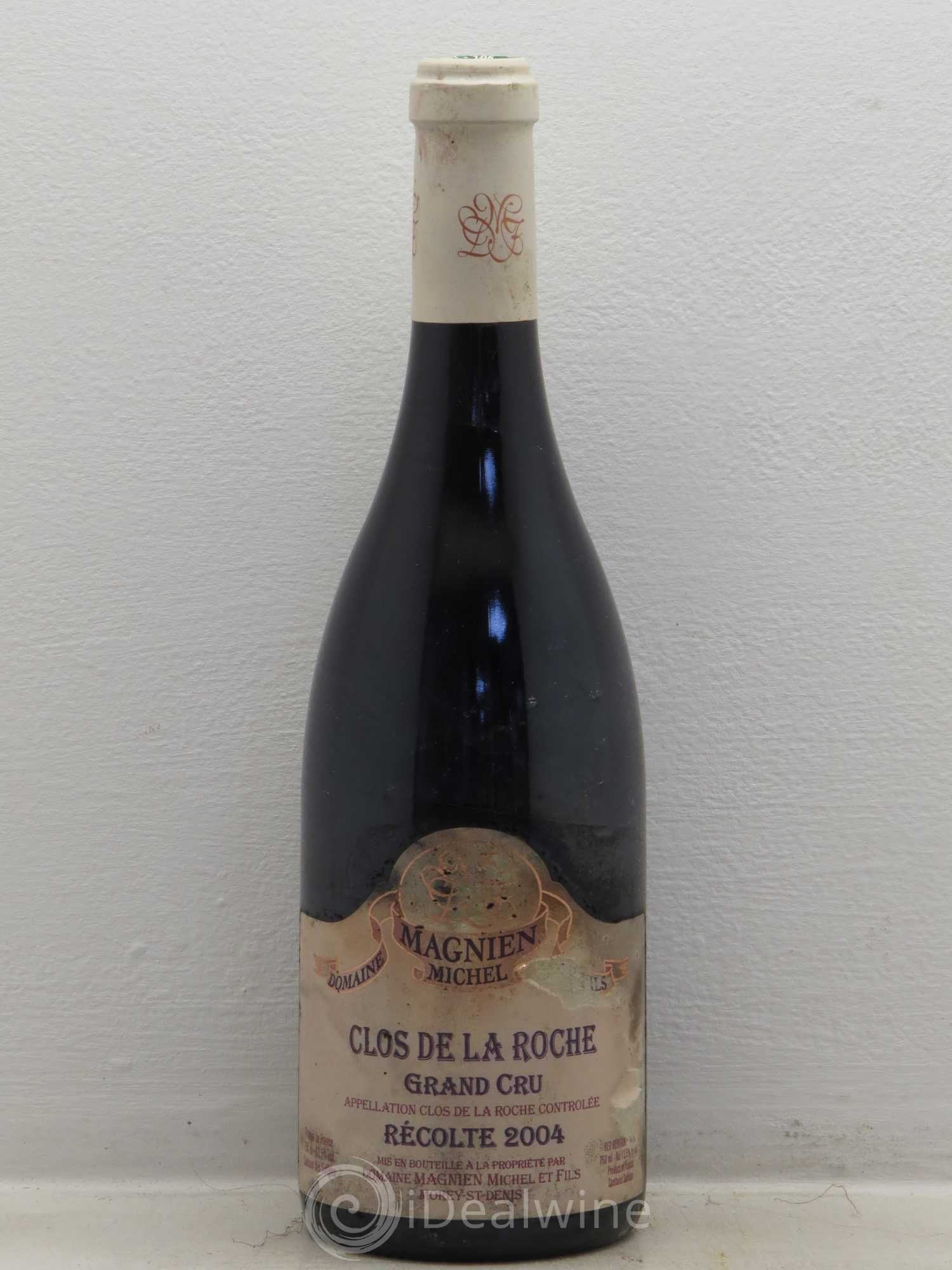 Clos de la Roche Grand Cru Michel Magnien 2004 - Lot de 1 bouteille - 0