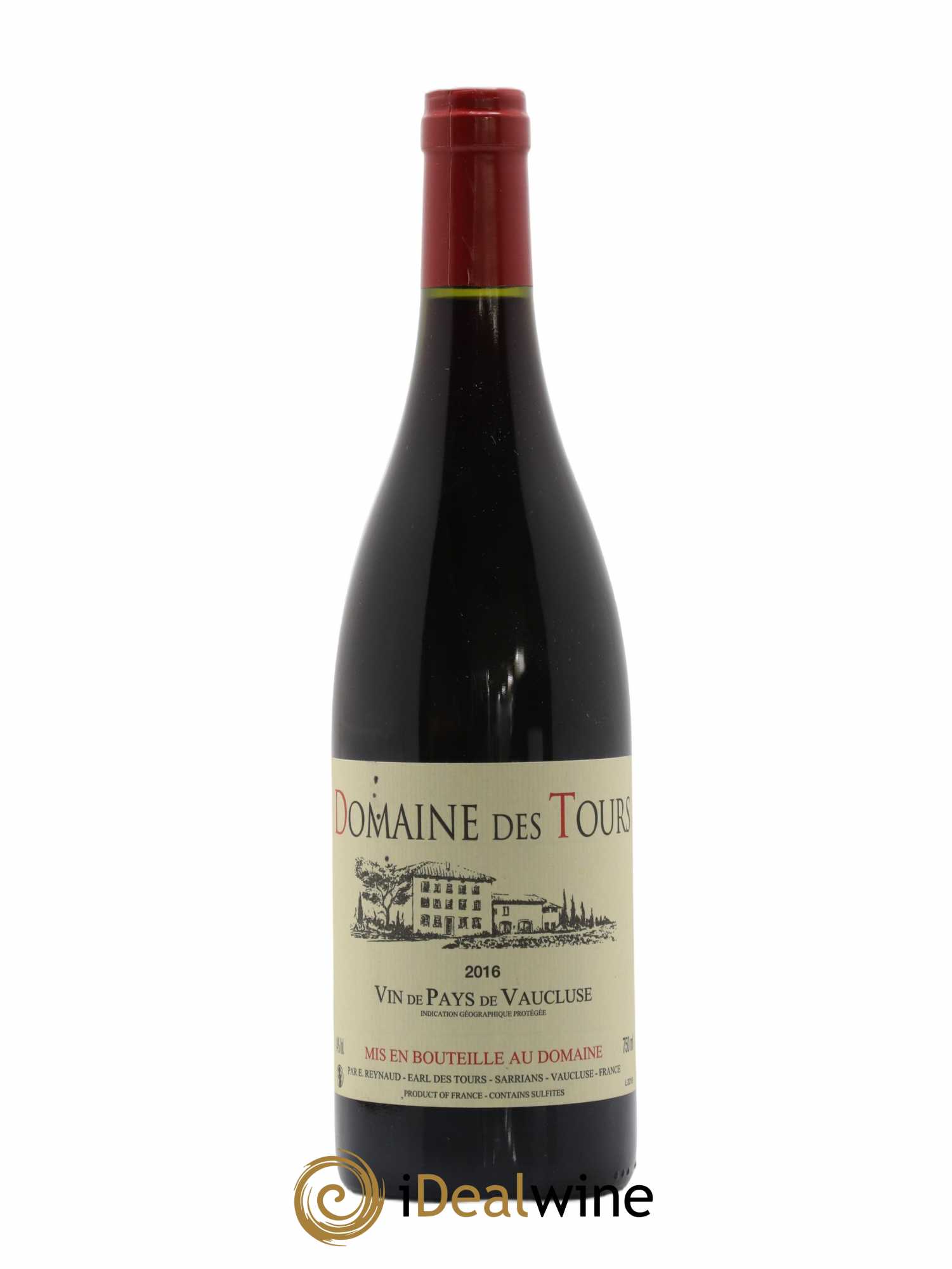 Vaucluse (Vin de Pays de Vaucluse) Domaine des Tours Emmanuel Reynaud 2016 - Lot de 1 bouteille - 0