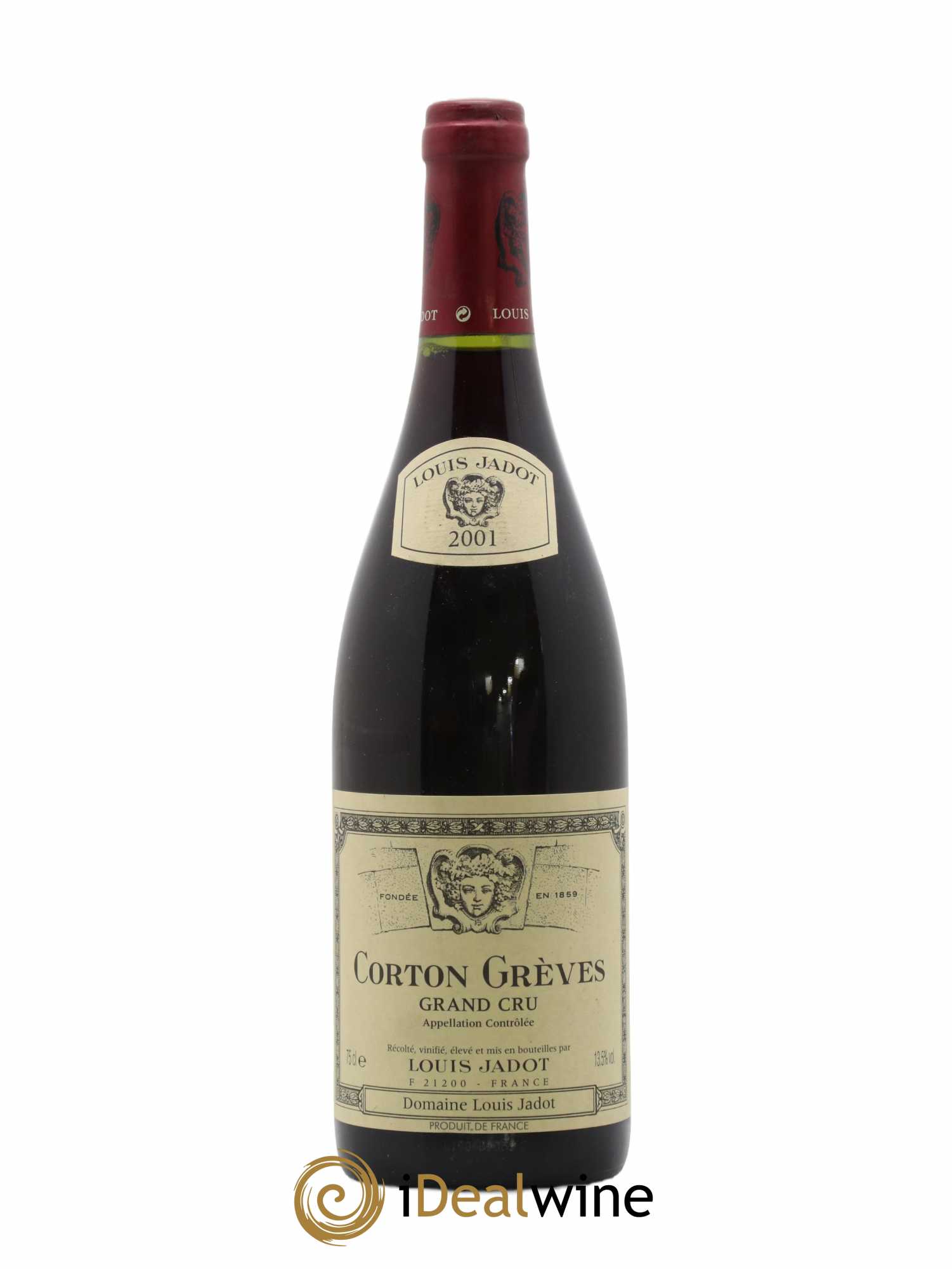 Corton Grand Cru Grèves Louis Jadot (Domaine) 2001 - Lot de 1 bouteille - 0