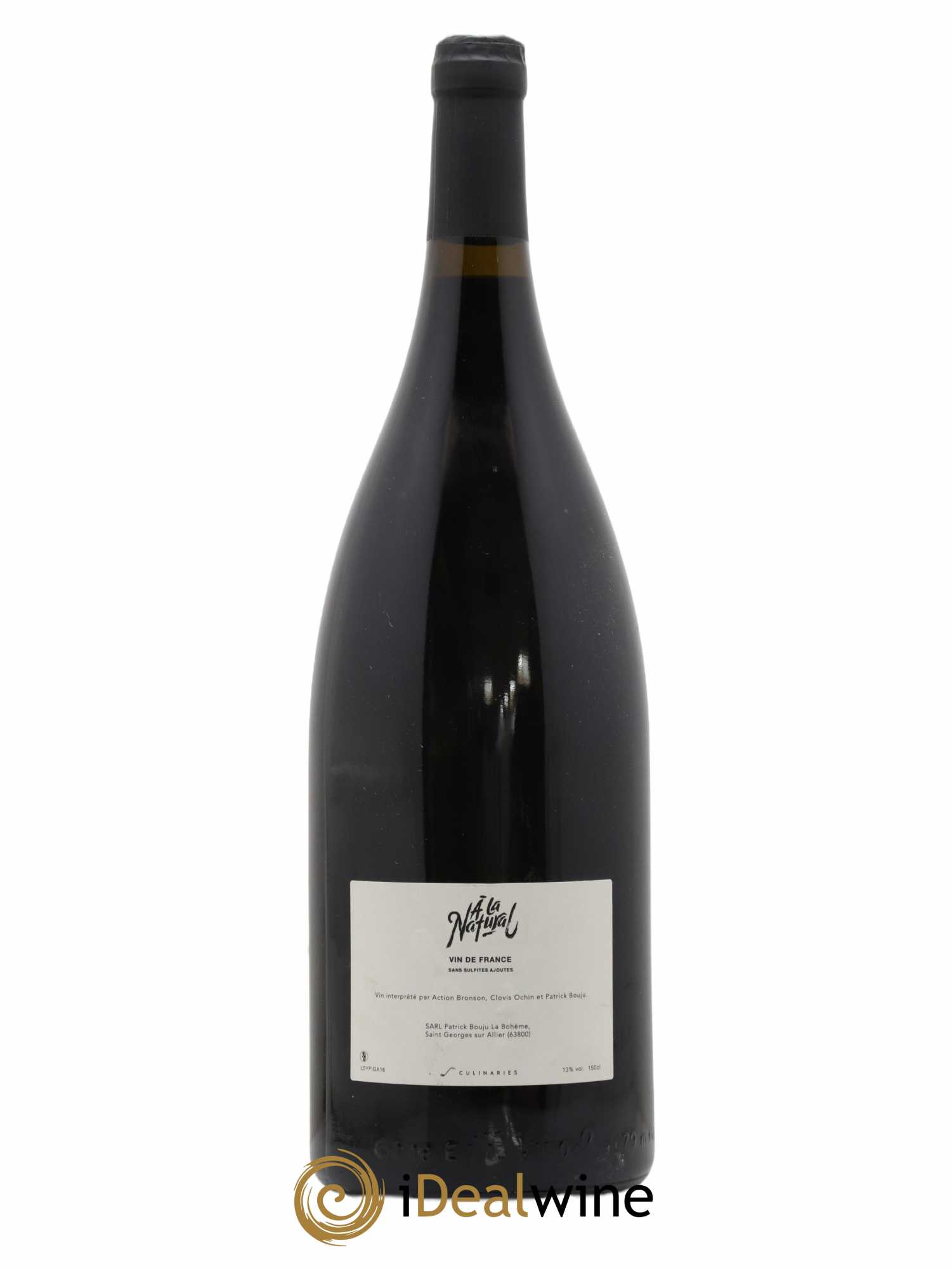 Vin de France A la Natural Patrick Bouju - La Bohème Clovis Ochin  Action Bronson 2018 - Lot of 1 magnum - 1