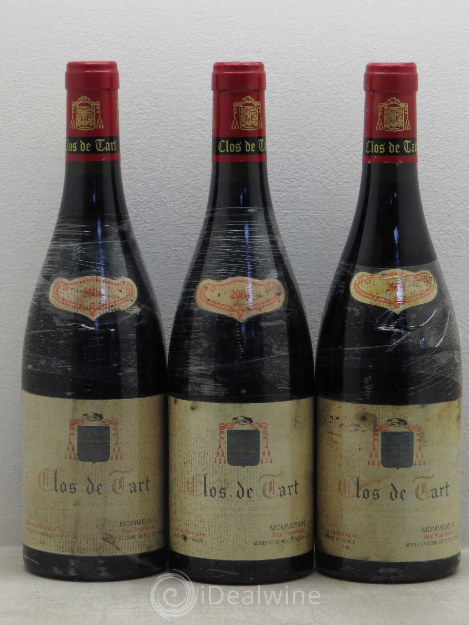 Clos de Tart Grand Cru Clos de Tart 2004 - Lot de 3 bouteilles - 0