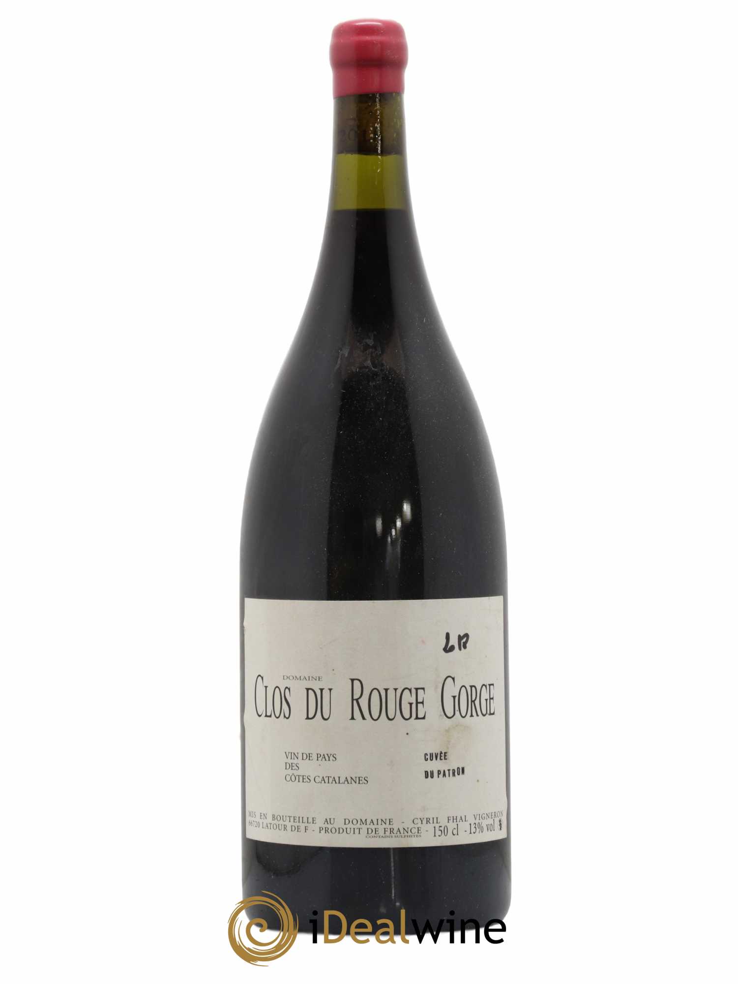 Côtes Catalanes Clos du Rouge Gorge Cuvée du Patron Cyril Fhal 2017 - Lot de 1 magnum - 0