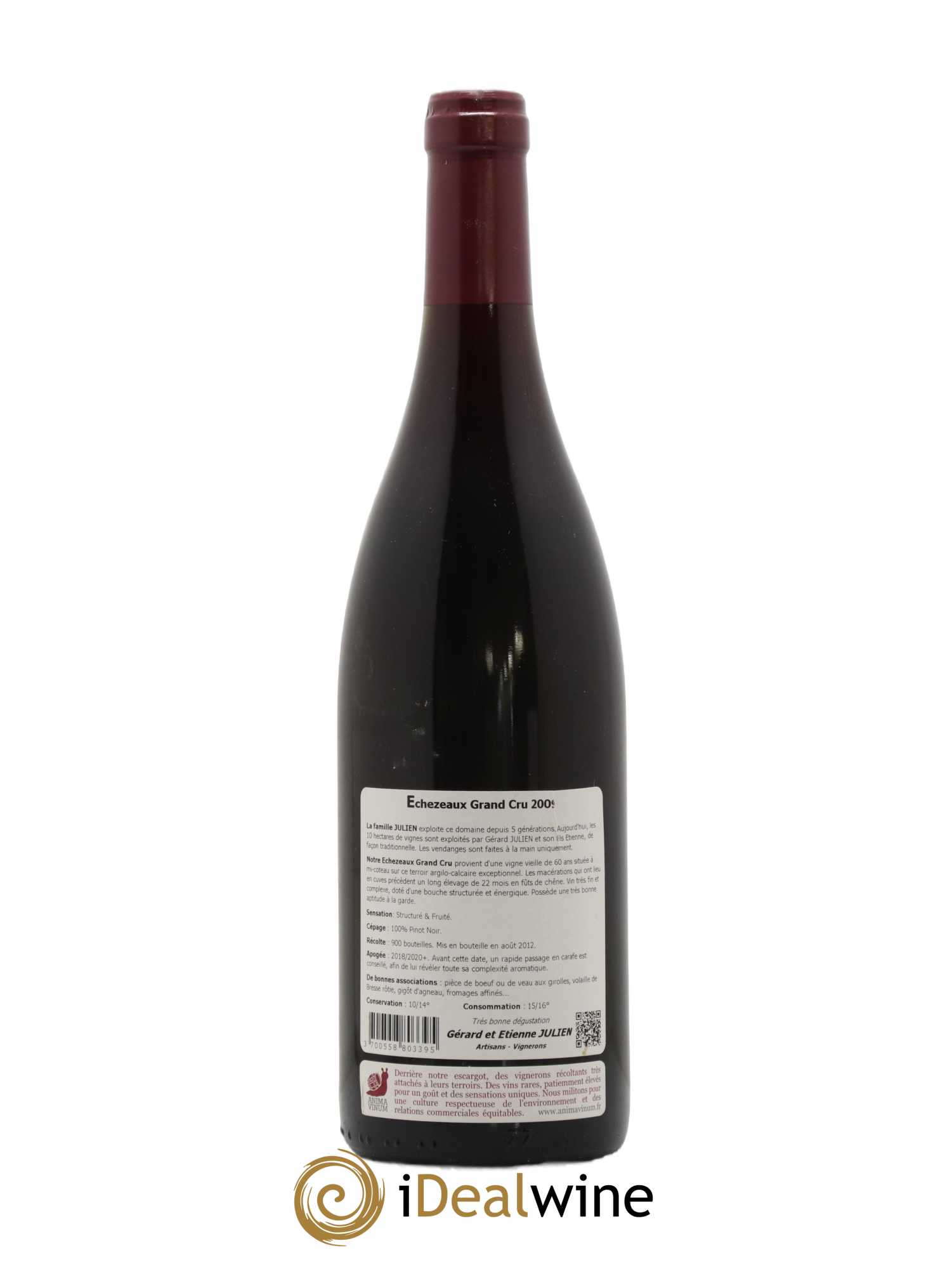 Echezeaux Grand Cru Gerard Julien 2009 - Lot de 1 bouteille - 1