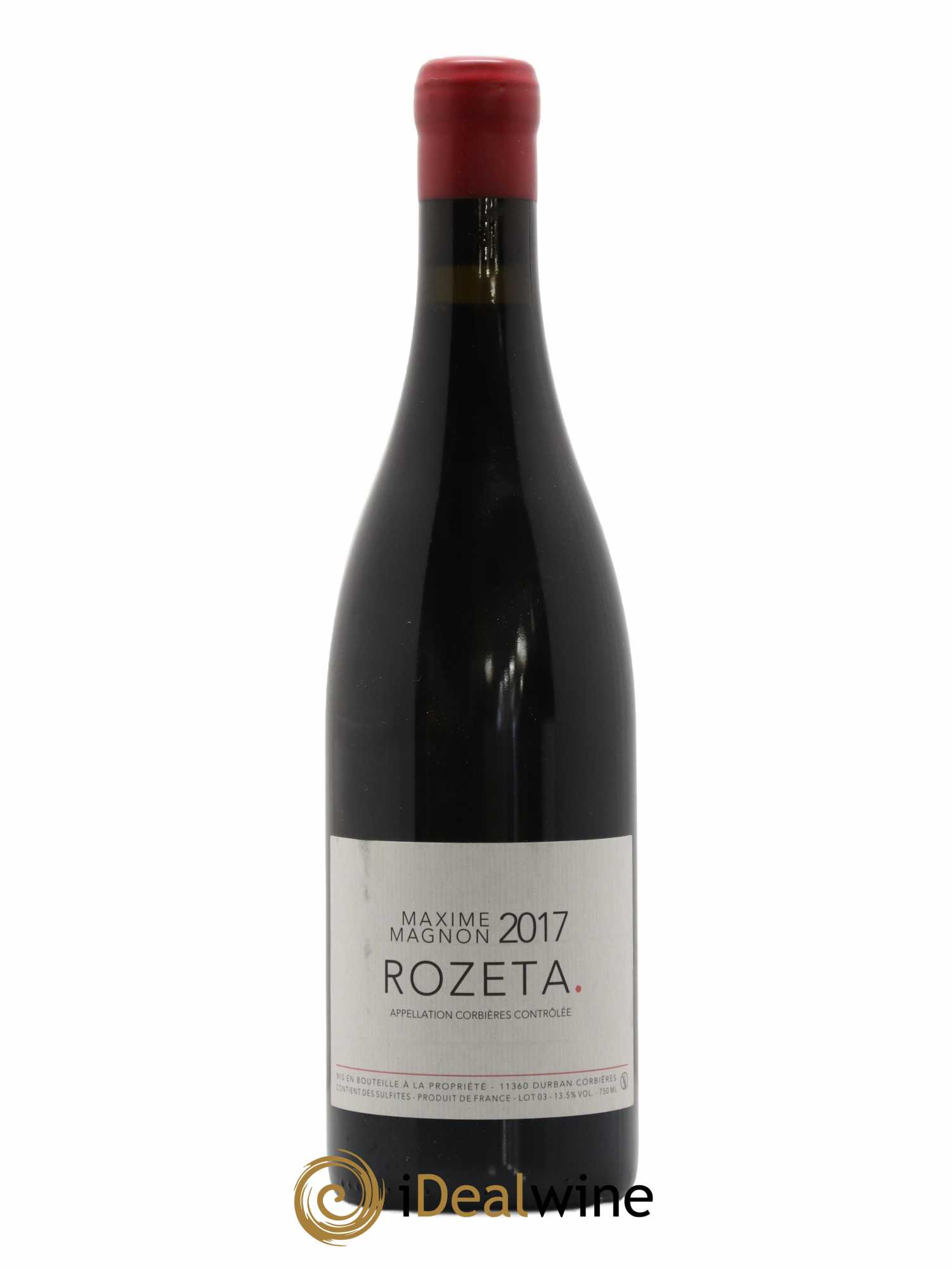Corbières Rozeta Maxime Magnon 2017 - Lot de 1 bouteille - 0
