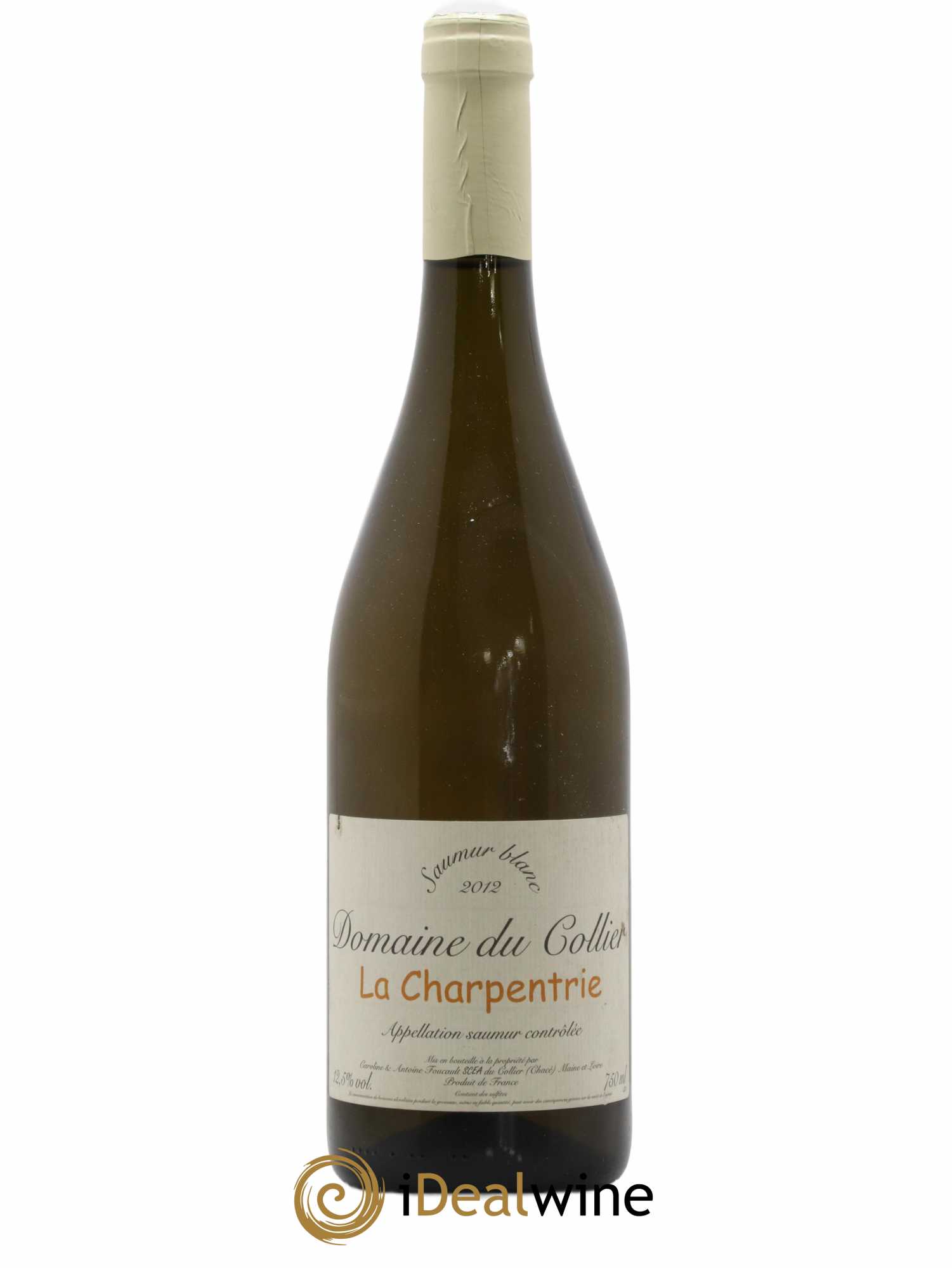 Saumur La Charpentrie Domaine du Collier 2012 - Lot de 1 bouteille - 0
