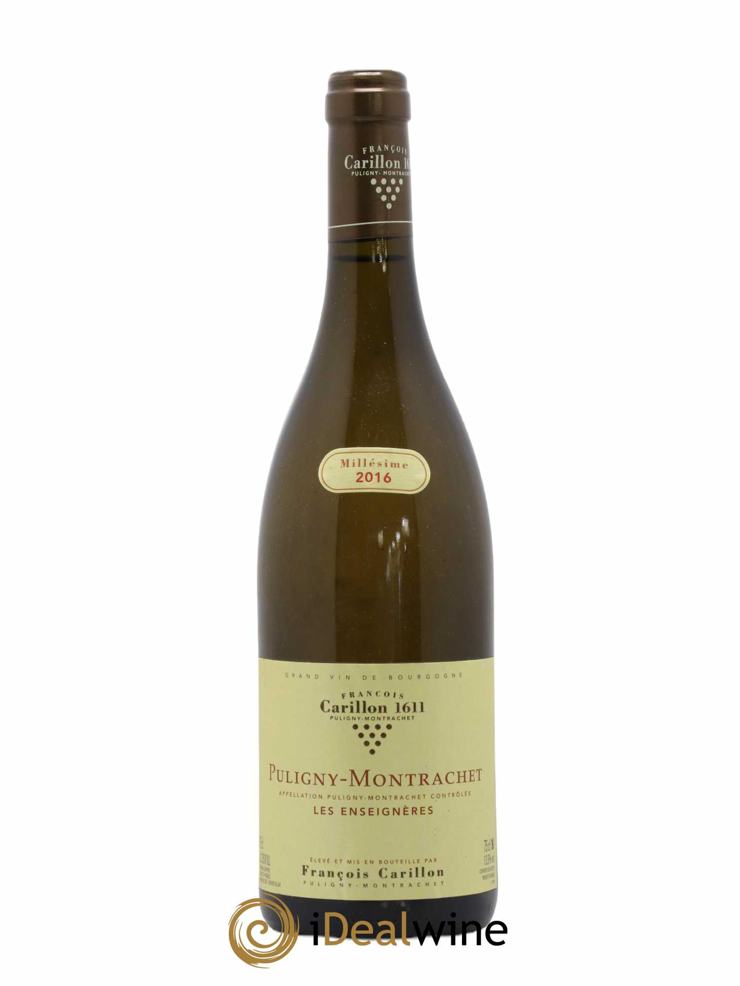 Puligny-Montrachet Les Enseignères François Carillon 2016 - Lot de 1 bouteille - 0