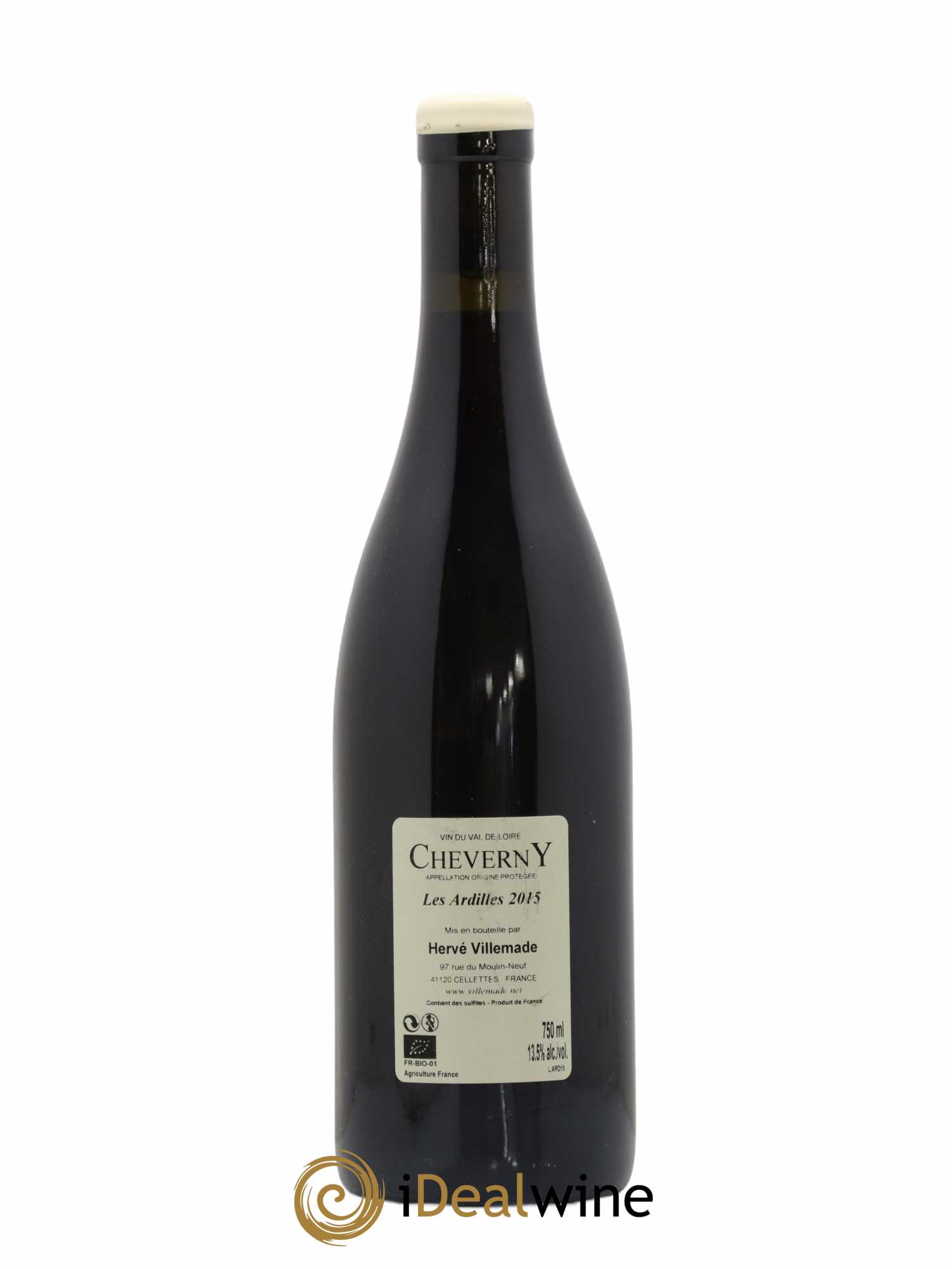 Cheverny Les Ardilles Hervé Villemade 2015 - Lot de 1 bouteille - 1