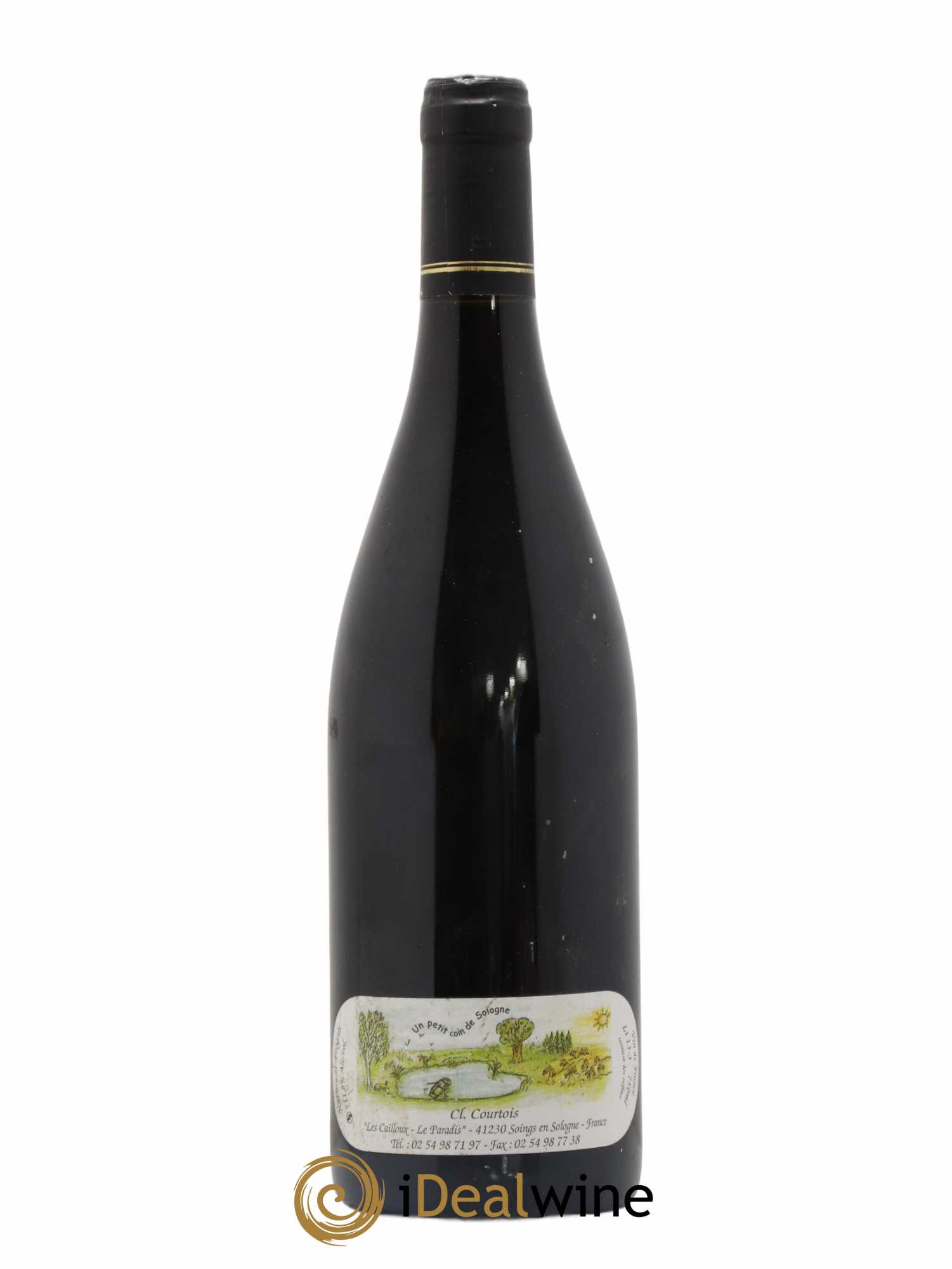 Vin de France Racines Les Cailloux du Paradis - Claude Courtois 2013 - Lot de 1 bouteille - 1