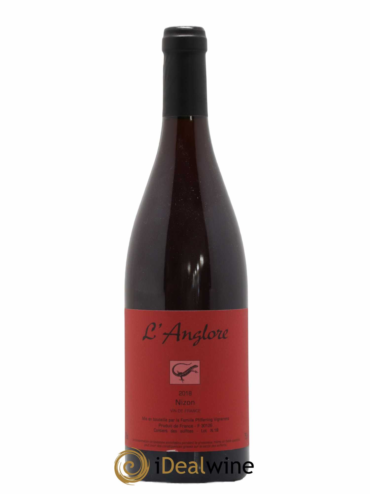 Vin de France Nizon L'Anglore 2018 - Lot de 1 bouteille - 0