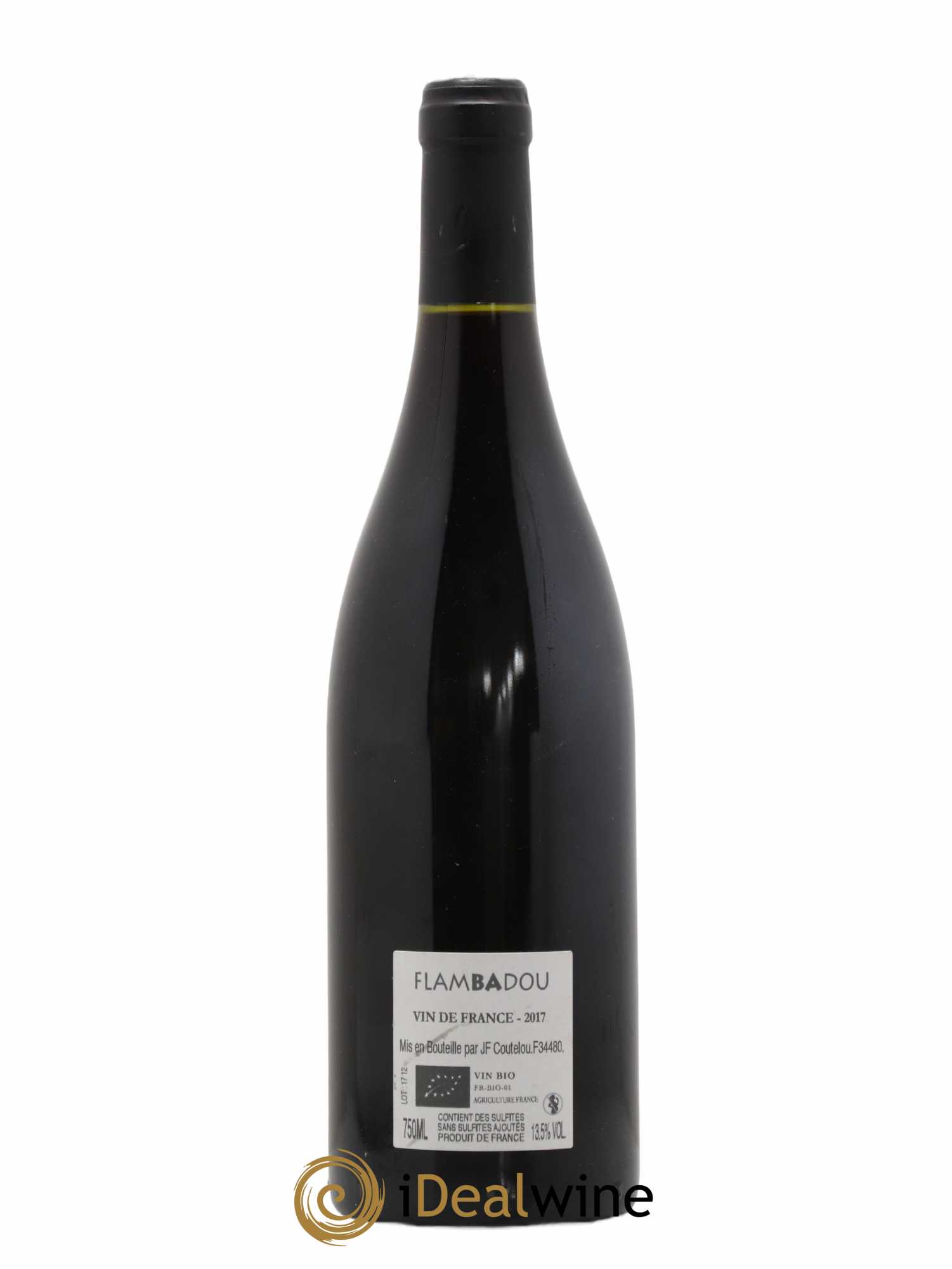 Vin de France JF.Coutelou Flambadou 2017 - Lot de 1 bouteille - 1