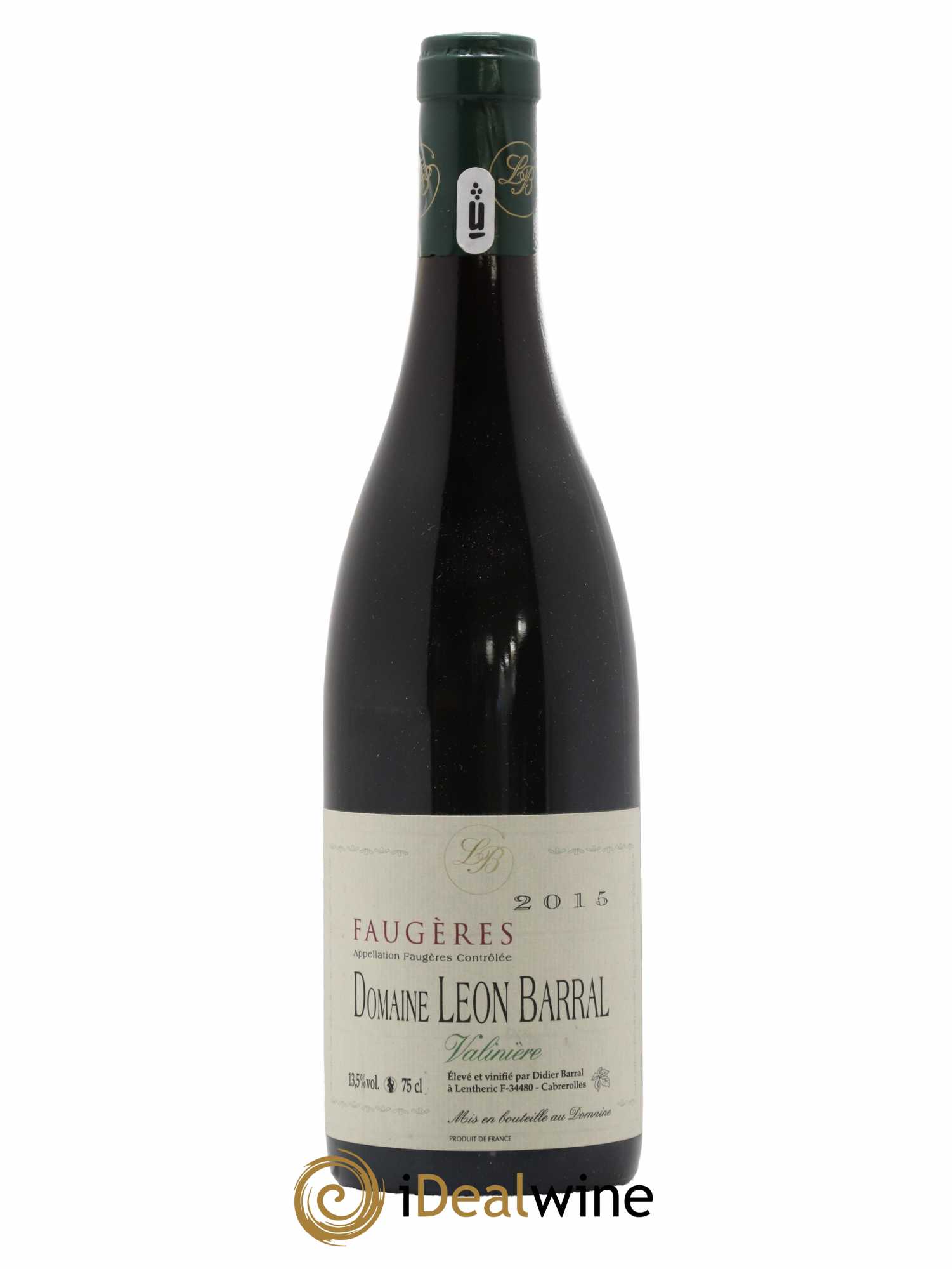 Faugères Valinière Domaine Léon Barral 2015 - Lot de 1 bouteille - 0