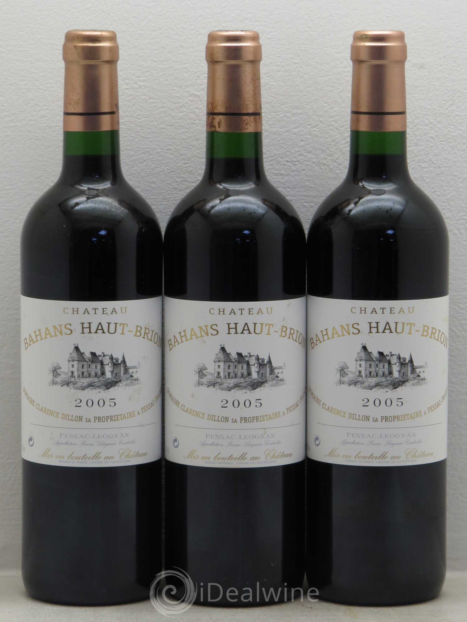 Clarence (Bahans) de Haut-Brion Second Vin 2005 - Lot de 3 bouteilles - 0