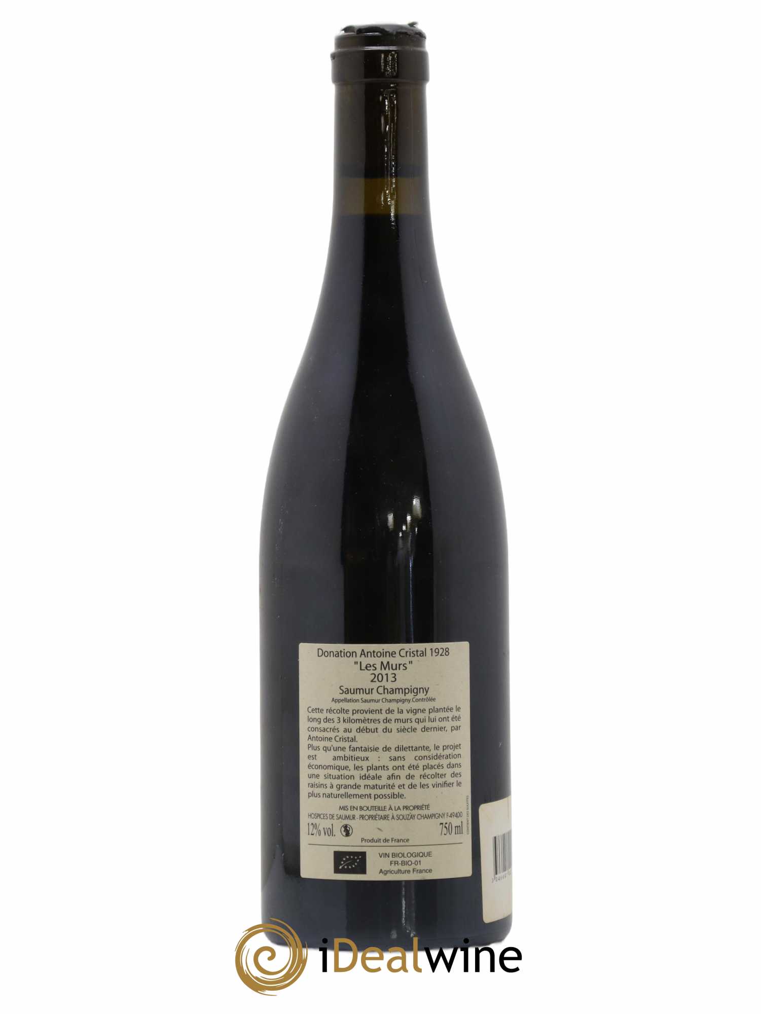 Saumur-Champigny Les Murs Clos Cristal (Domaine) 2013 - Lot de 1 bouteille - 1
