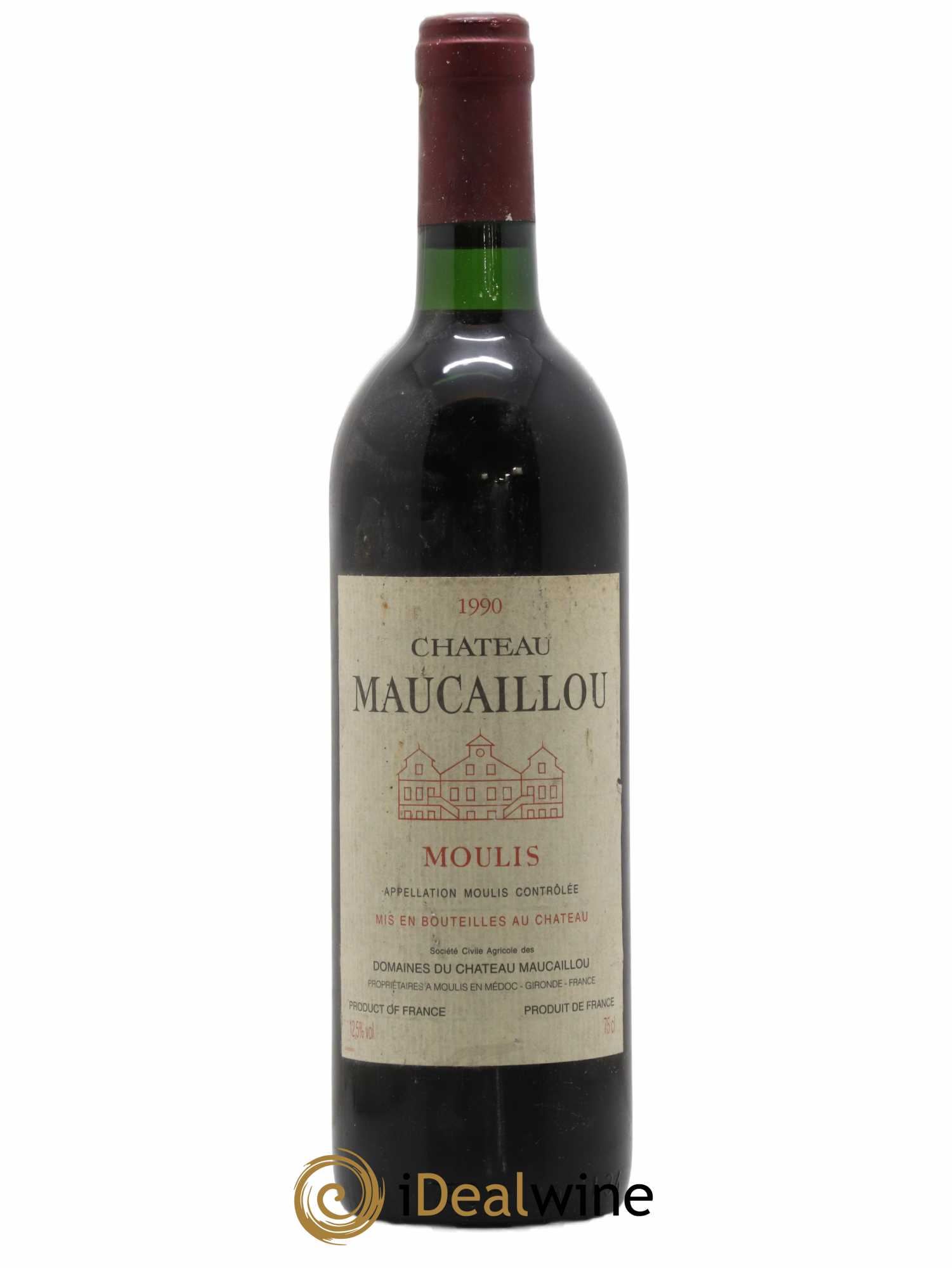 Château Maucaillou 1990 - Lot de 1 bouteille - 0