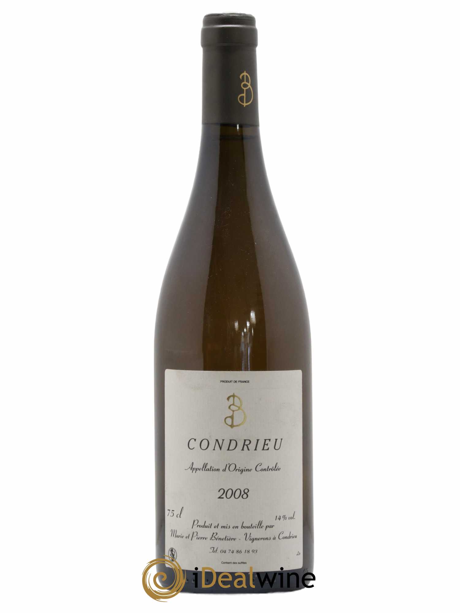 Condrieu Marie et Pierre Bénetière (Domaine) 2008 - Lot de 1 bouteille - 0