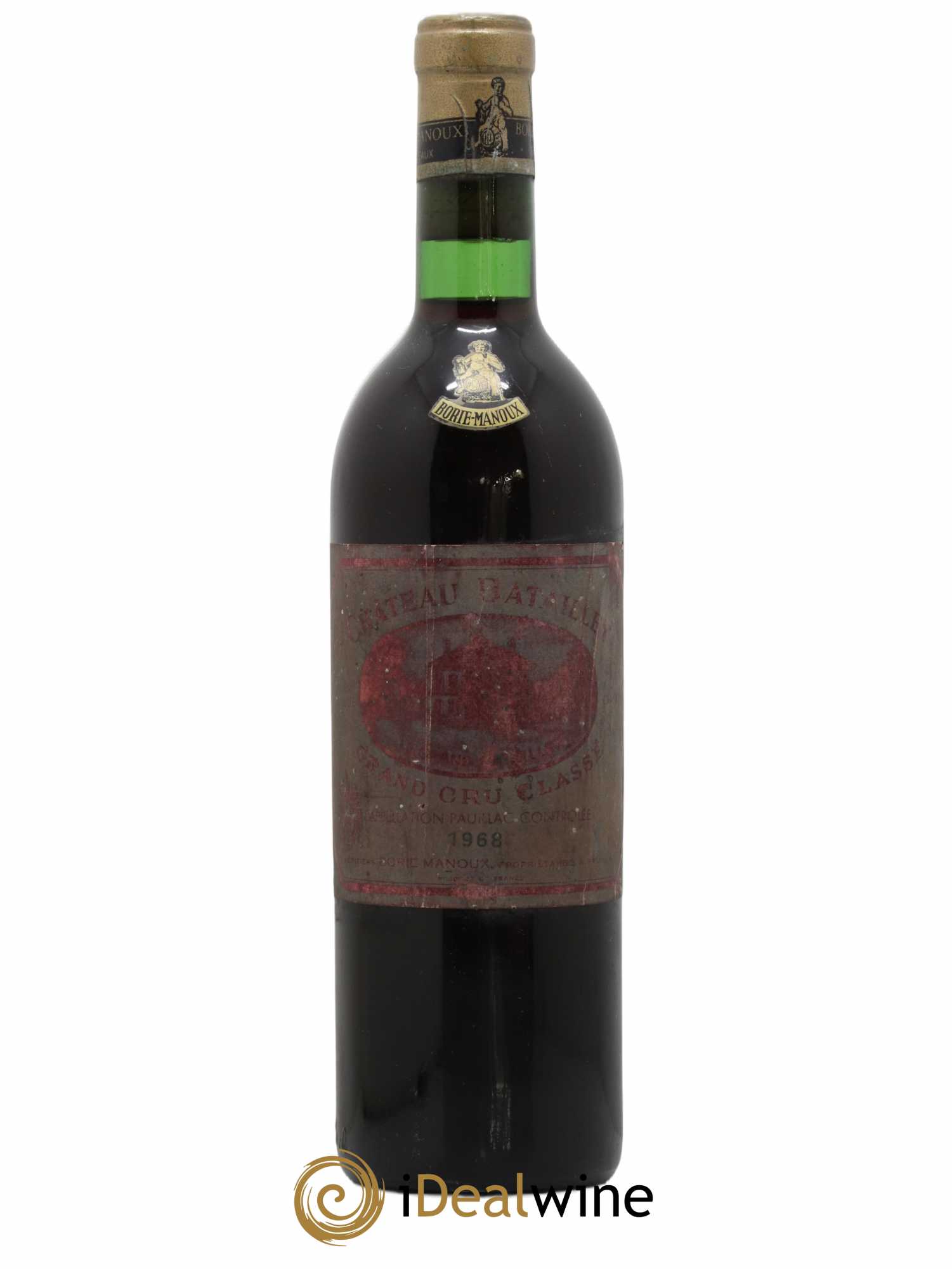 Château Batailley 5ème Grand Cru Classé 1968 - Lot de 1 bouteille - 0