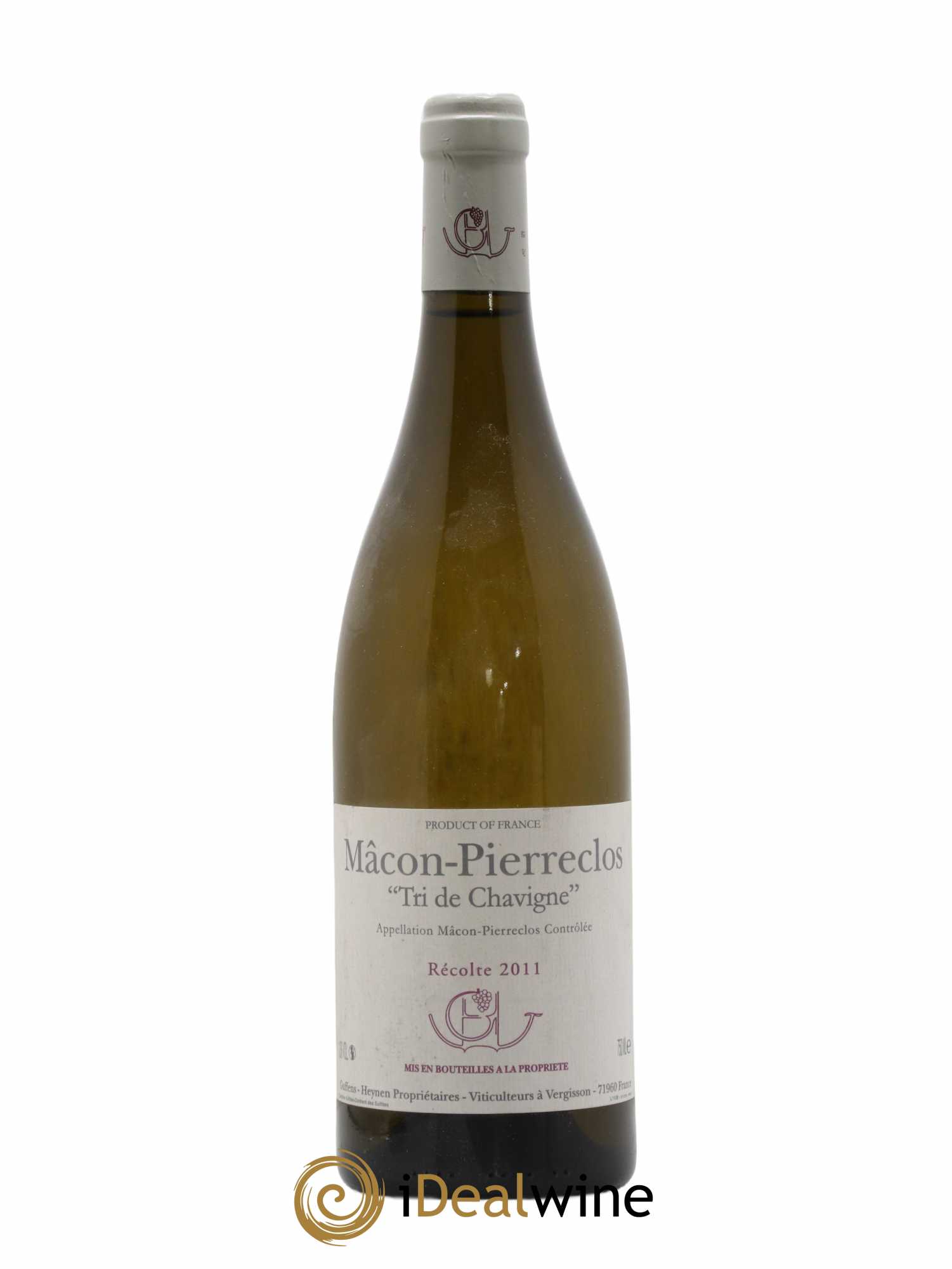 Mâcon-Pierreclos Tri de Chavigne Guffens-Heynen 2011 - Lot de 1 bouteille - 0