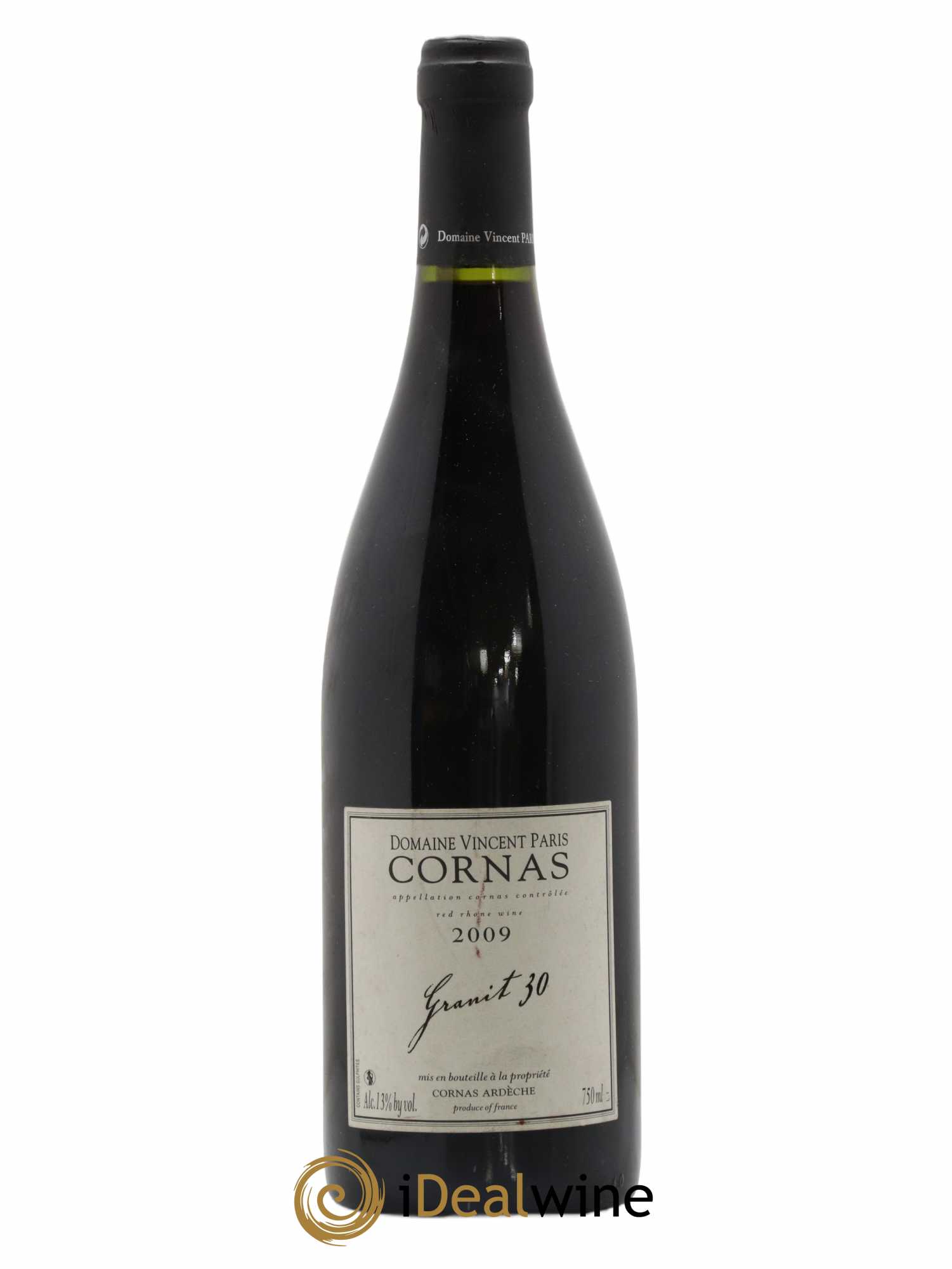 Cornas Granit 30 Vincent Paris 2009 - Lot de 1 bouteille - 0
