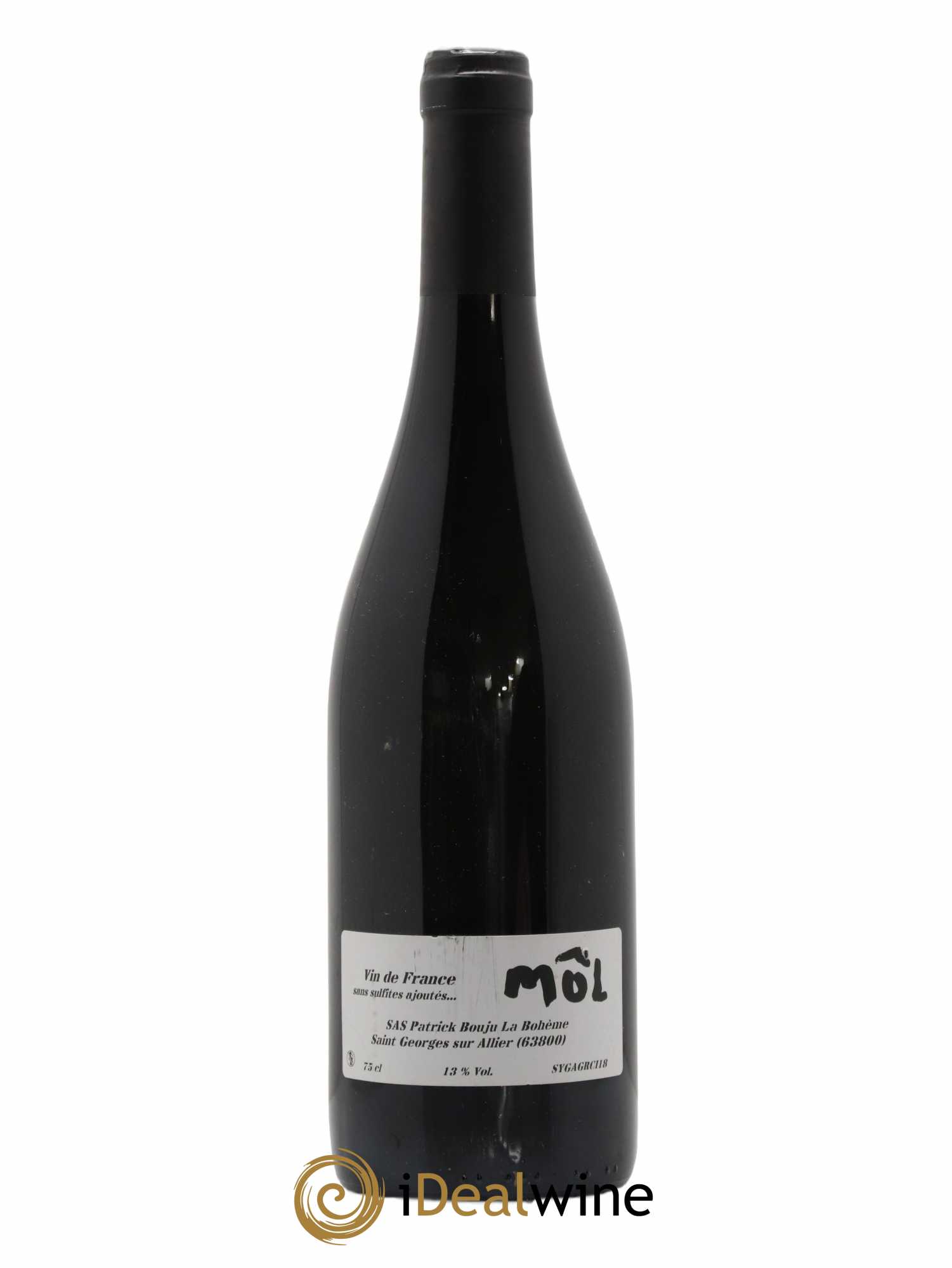 Vin de France Môl Patrick Bouju - La Bohème 2018 - Lot de 1 bouteille - 1