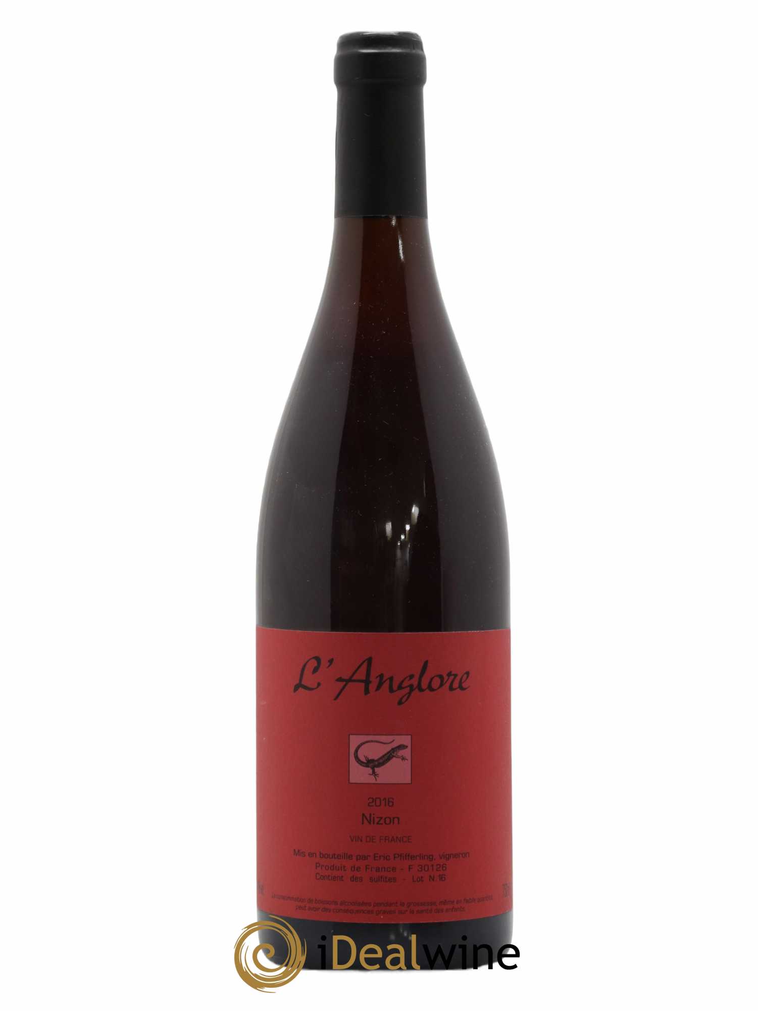 Vin de France Nizon L'Anglore 2016 - Lot de 1 bouteille - 0