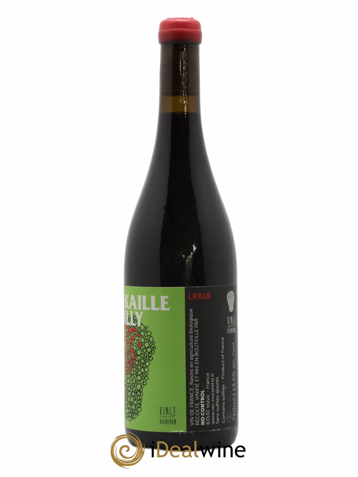 Vin de France Rockaille Billy Domaine No Control 2018 - Lot de 1 bouteille - 1
