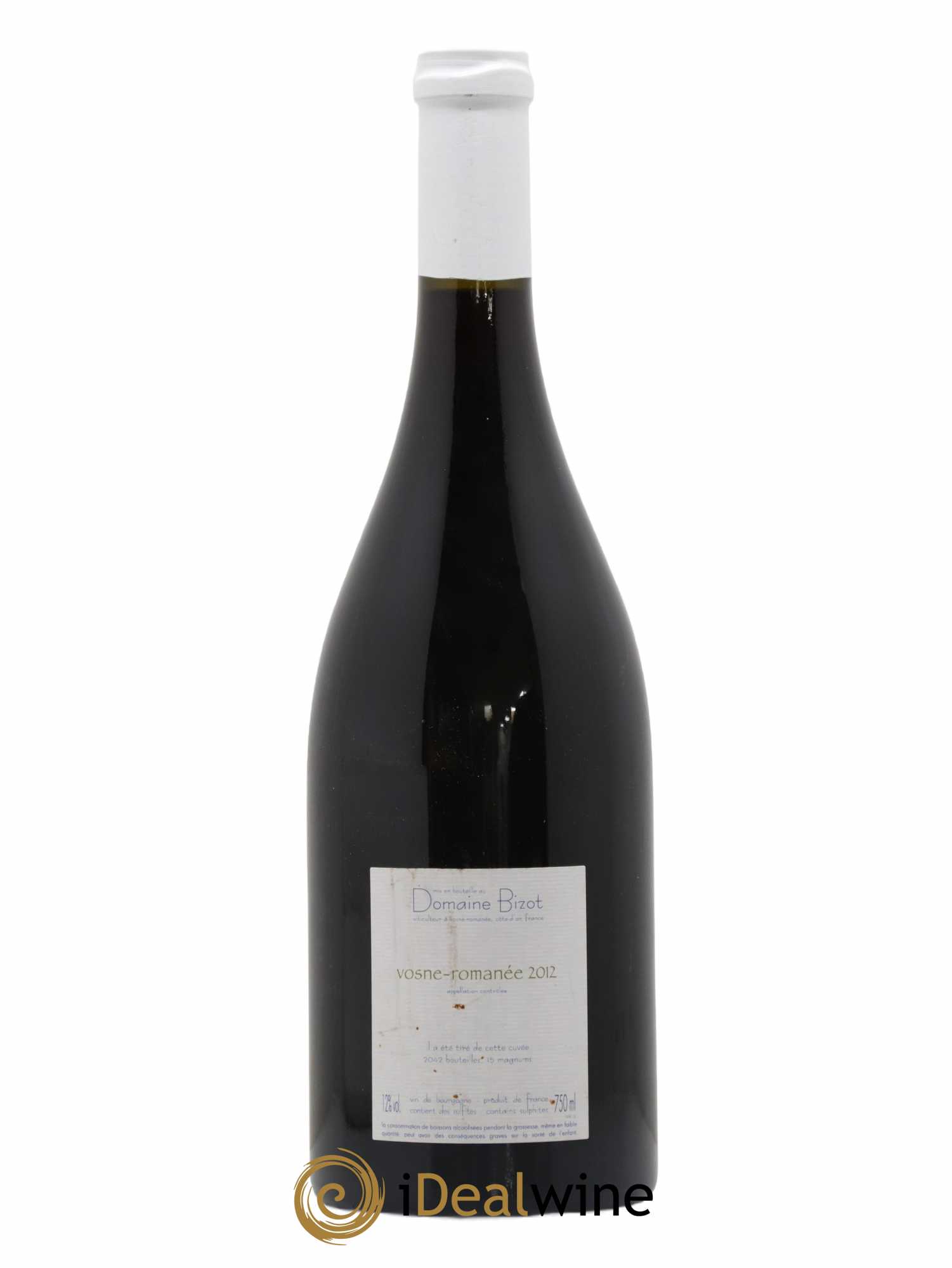 Vosne-Romanée Bizot (Domaine) 2012 - Lot de 1 bouteille - 1