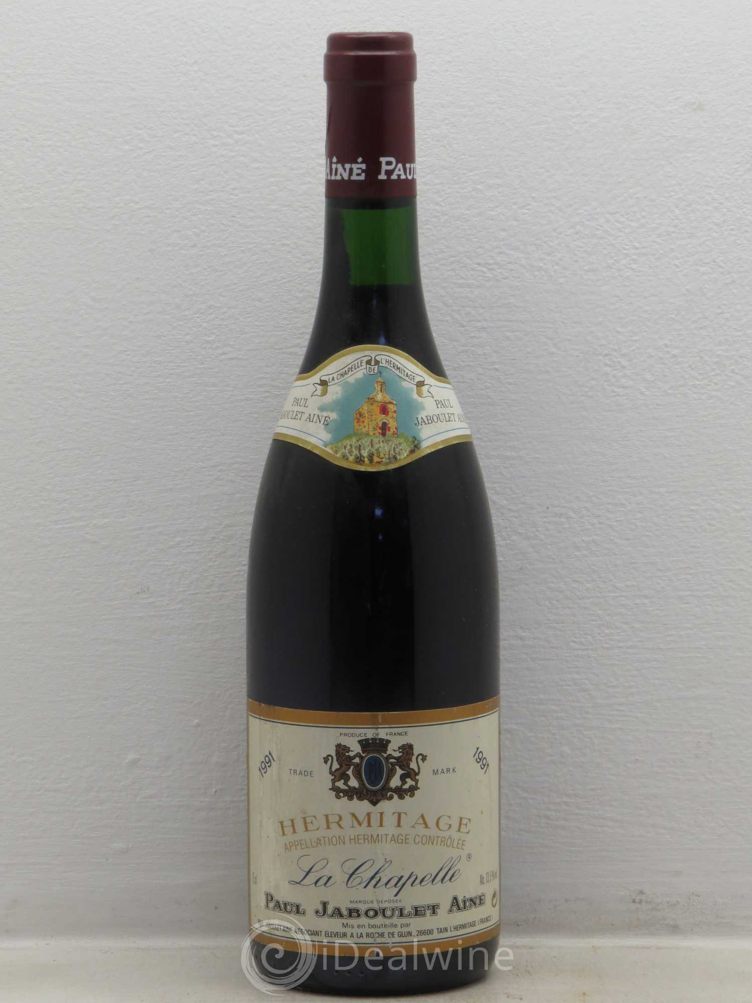Hermitage La Chapelle Paul Jaboulet Ainé 1991 - Lot de 1 bouteille - 0