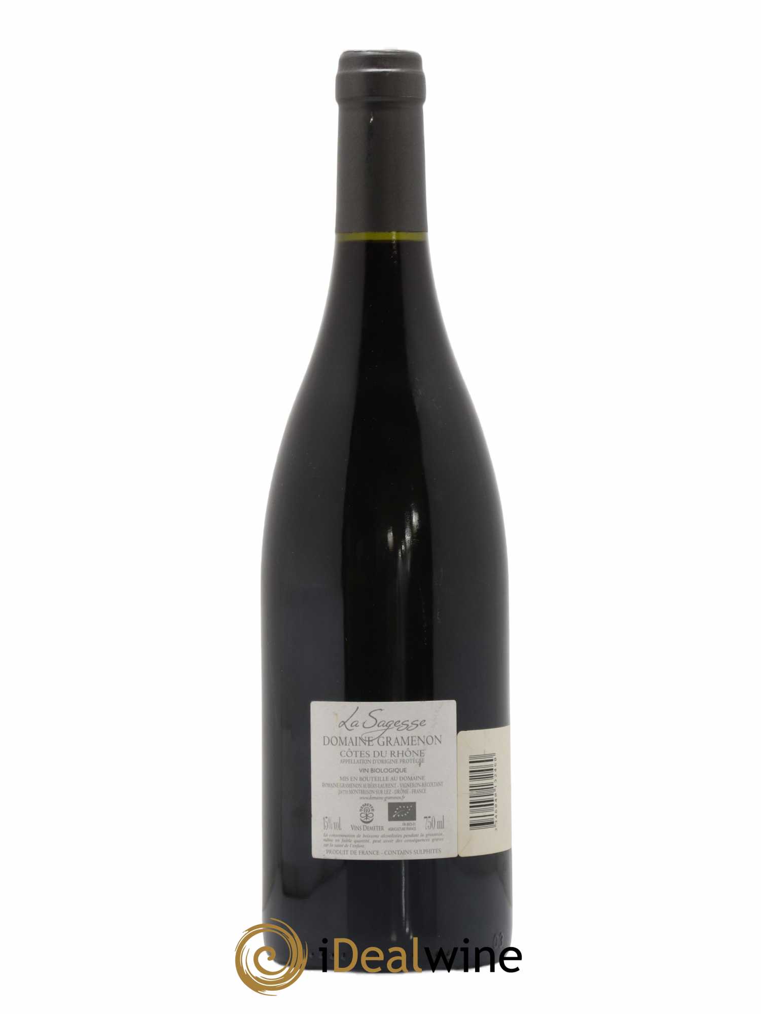 Côtes-du-Rhône La Sagesse Gramenon (Domaine) 2017 - Lot de 1 bouteille - 1