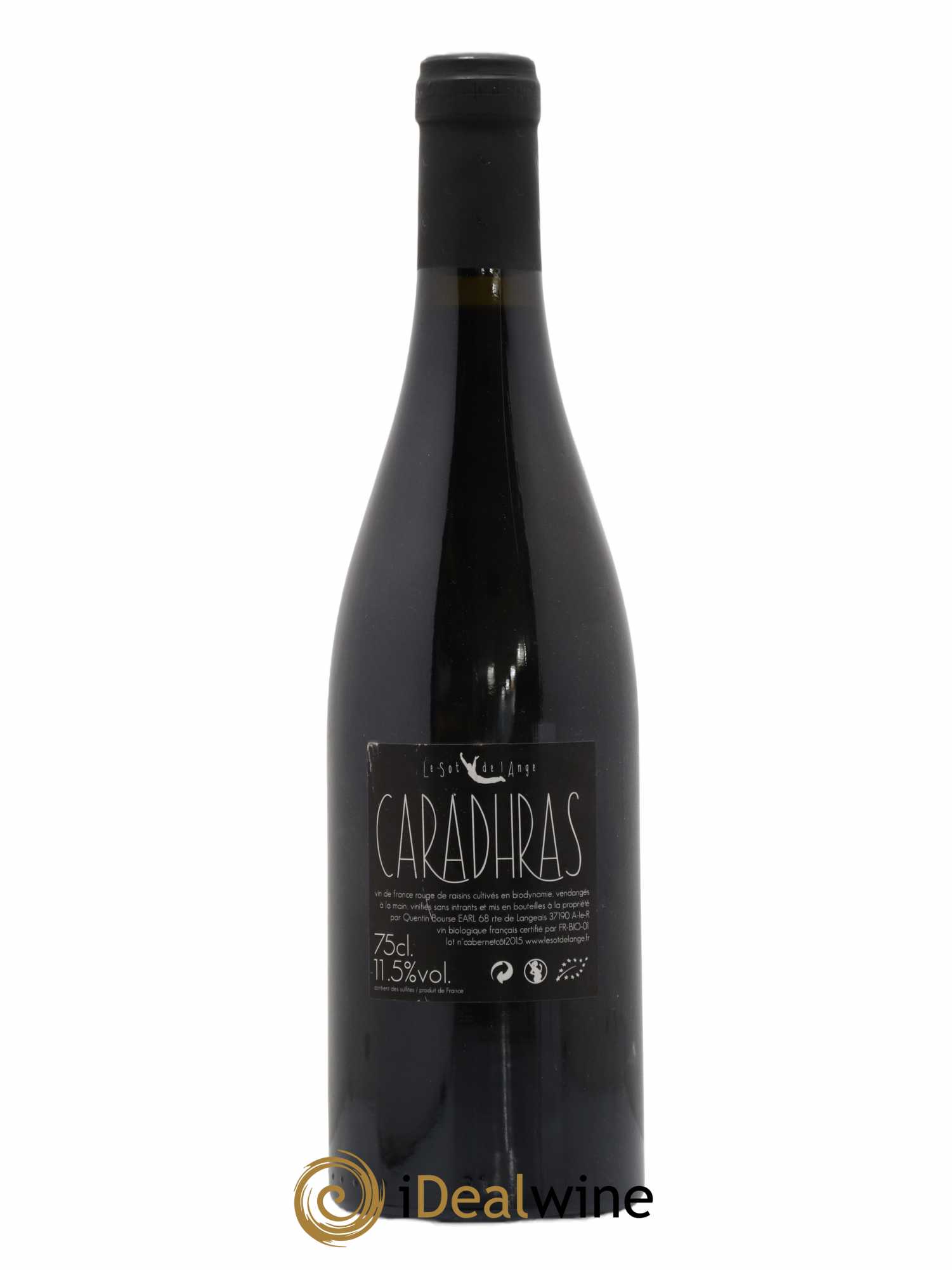 Vin de France Caradhras le Sot de l'Ange 2015 - Lot de 1 bouteille - 1