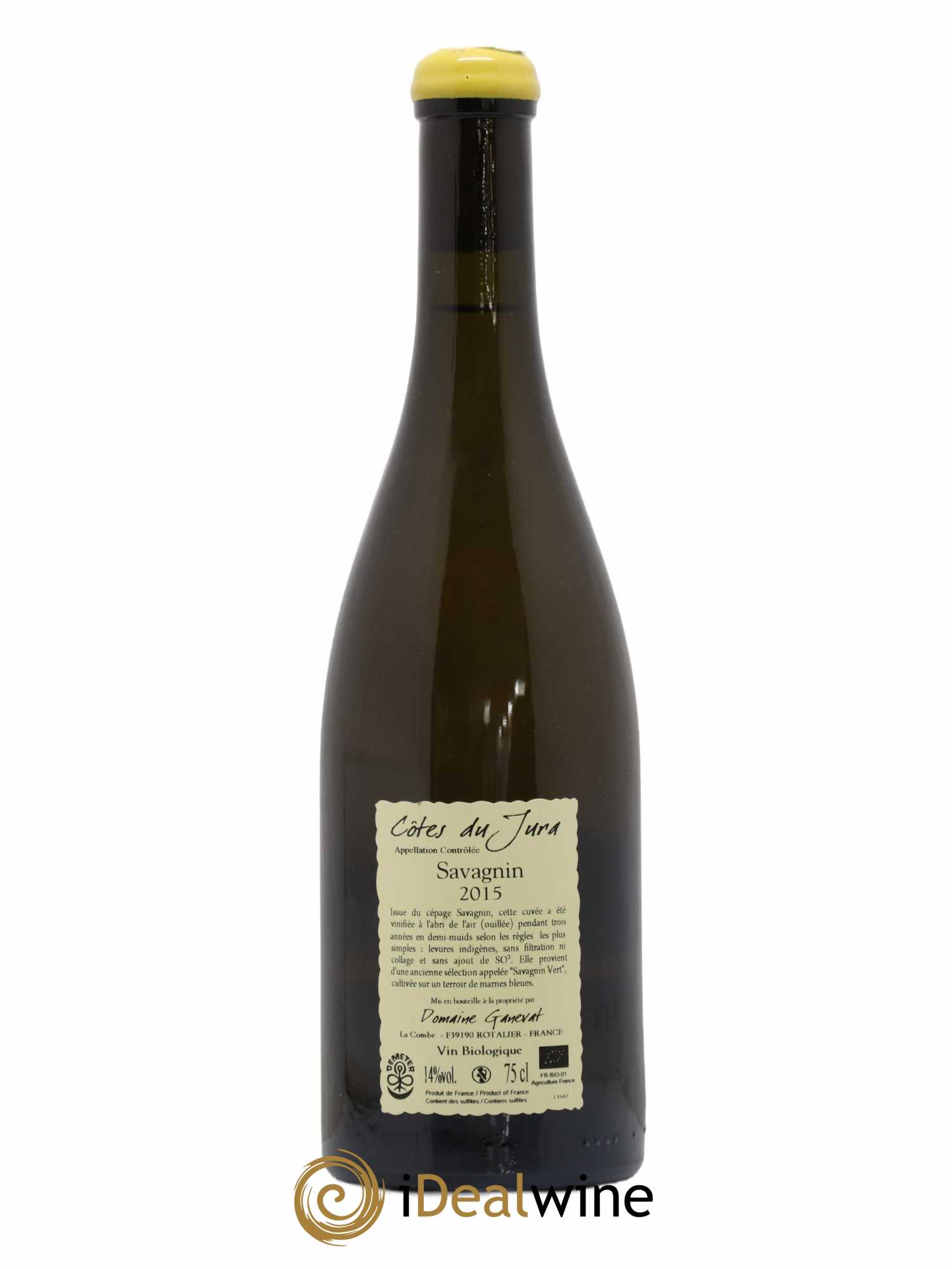 Côtes du Jura Les Chalasses Marnes Bleues Jean-François Ganevat (Domaine) 2015 - Lot de 1 bouteille - 1