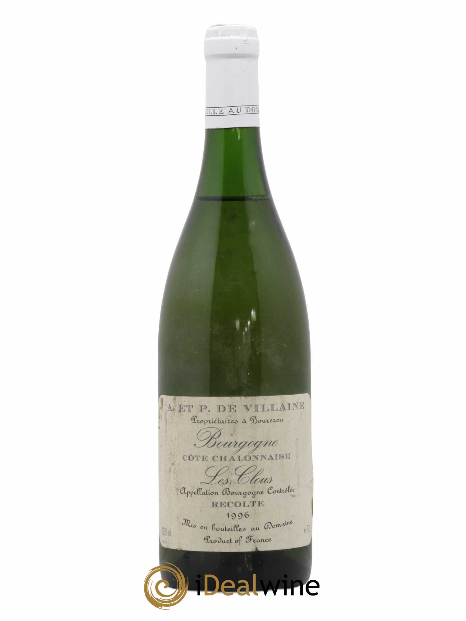 Bourgogne Côte Chalonnaise Les Clous A Et P De Villaine 1996 - Lot de 1 bouteille - 0