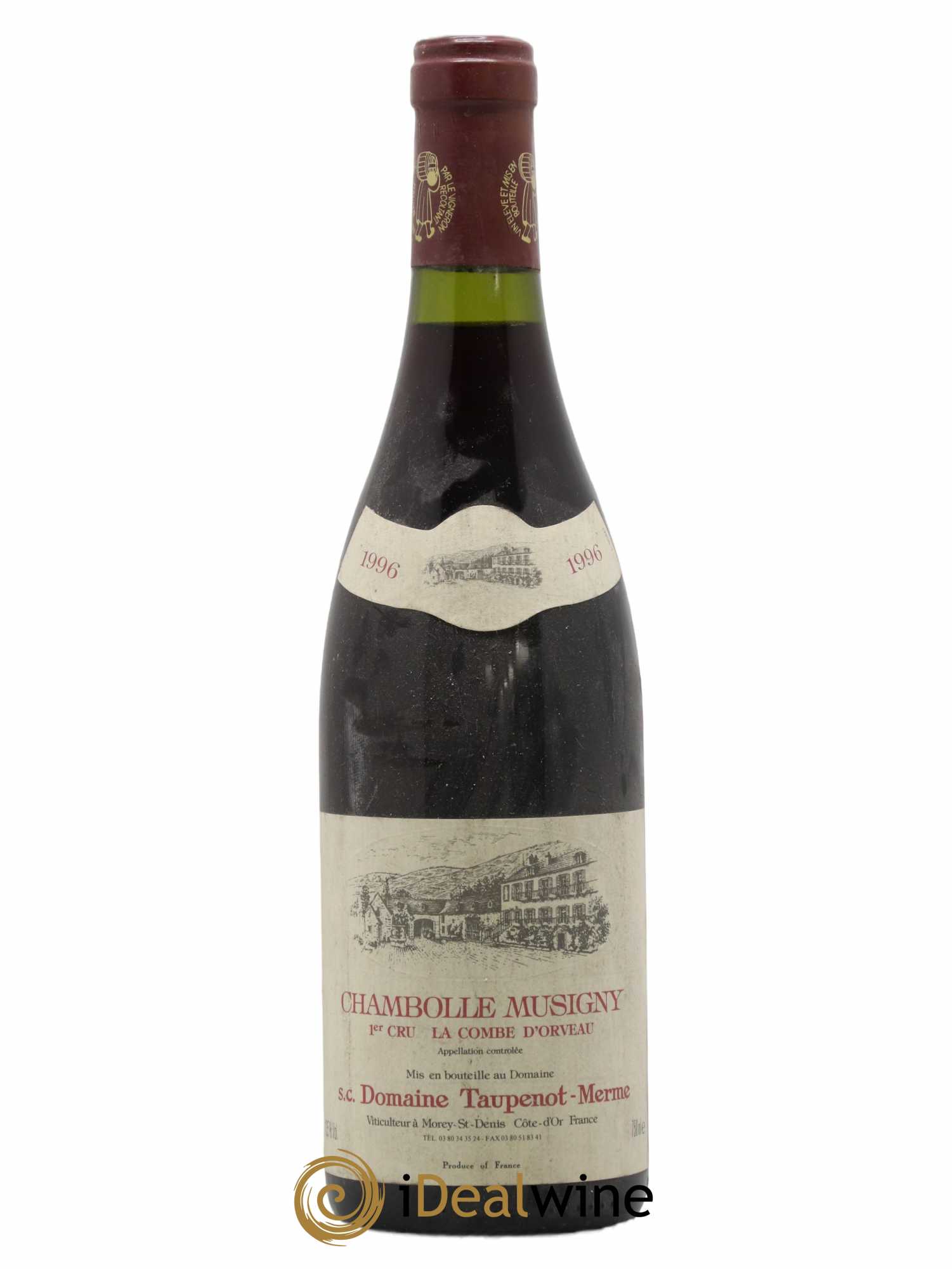 Chambolle-Musigny 1er Cru Combe d'Orveau Taupenot-Merme 1996 - Lot de 1 bouteille - 0